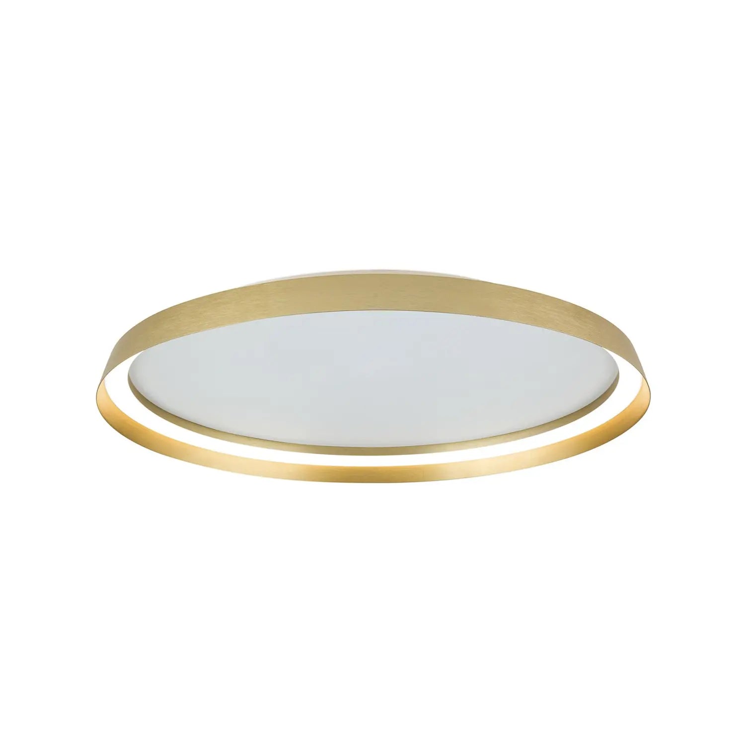 B-Ware Orion Led Deckenlampe Pendelleuchte Manta Goldfarben ø 60 Cm Alu Up Down