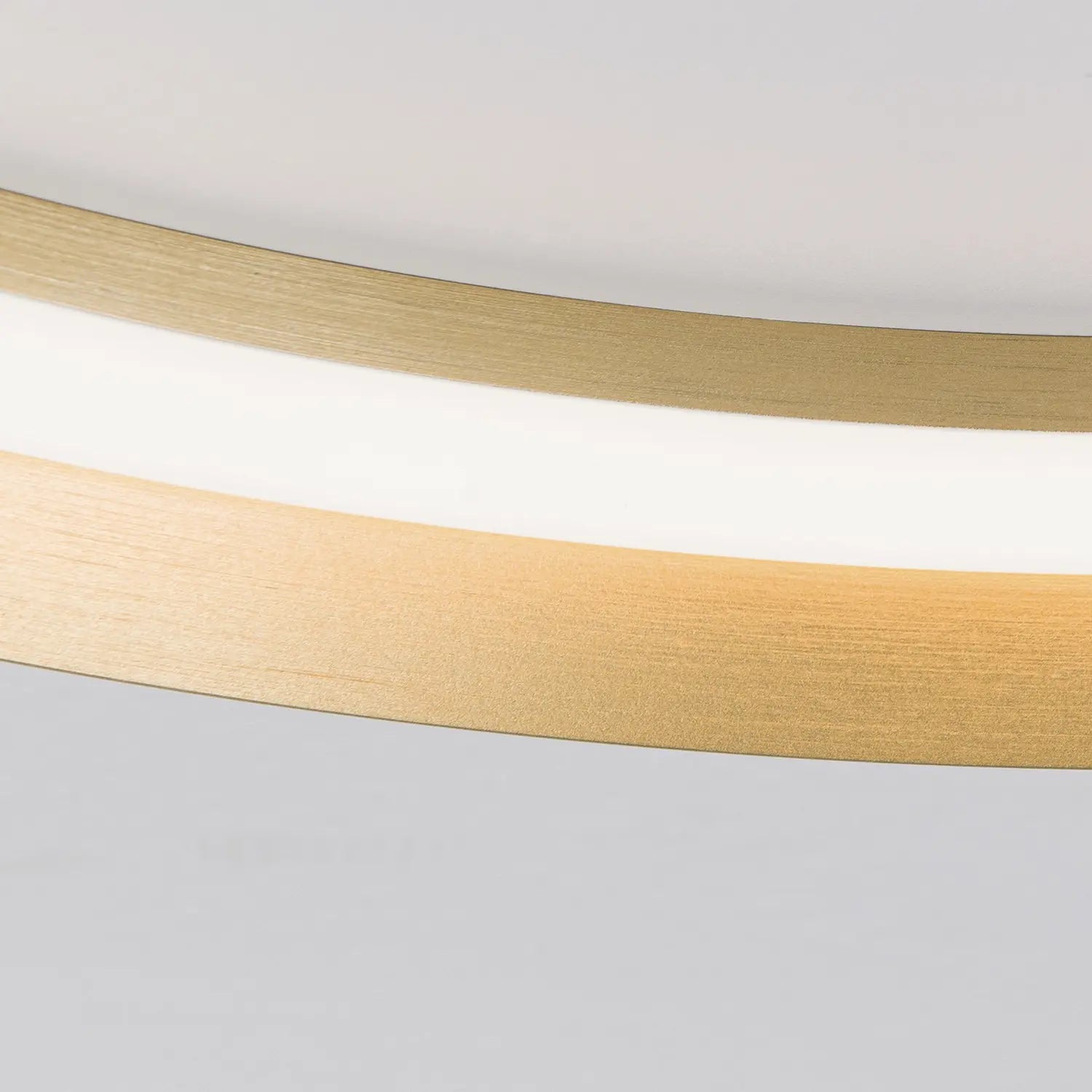 B-Ware Orion Led Deckenlampe Pendelleuchte Manta Goldfarben ø 60 Cm Alu Up Down