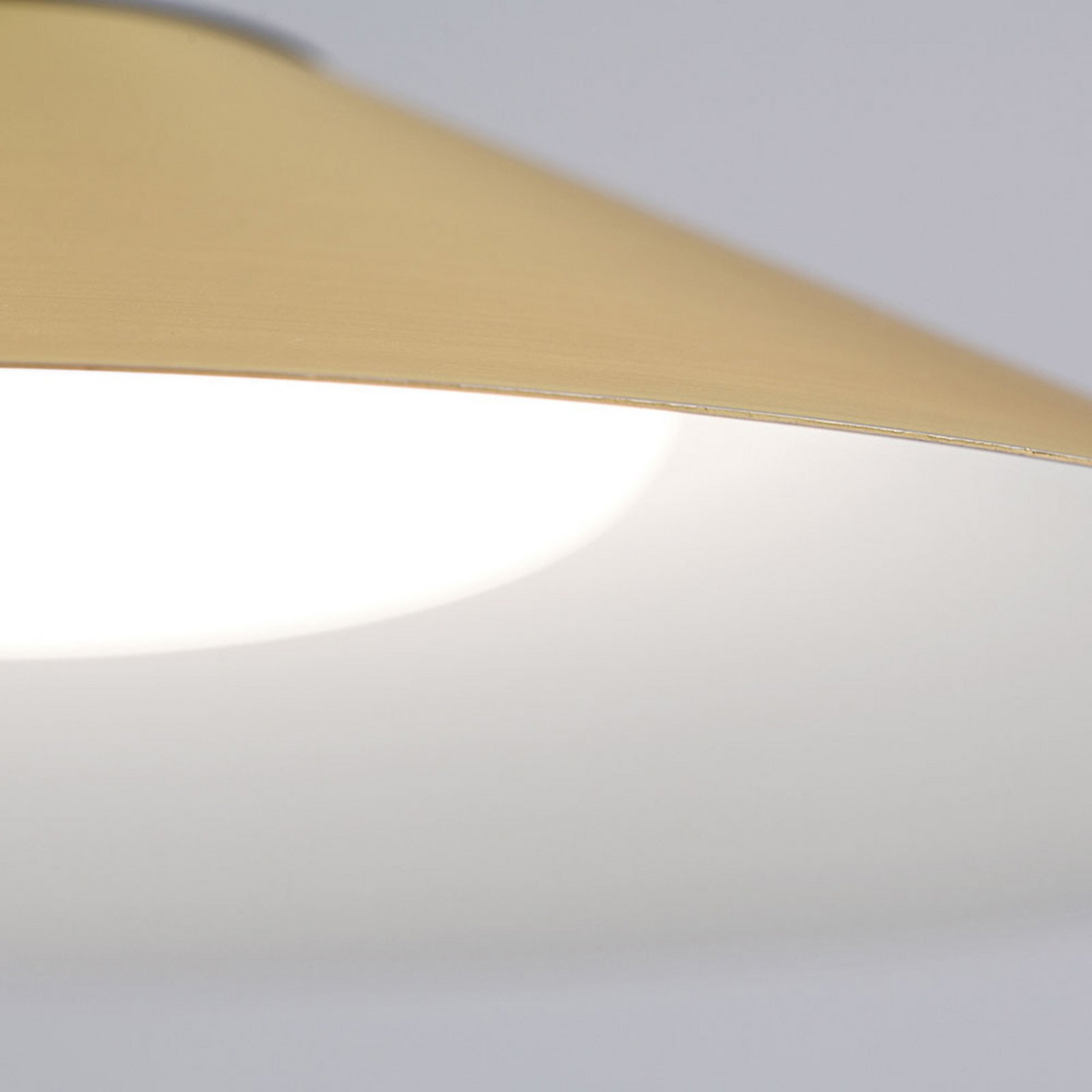 Orion Led Pendelleuchte Gourmet Schirm Messing Matt Lampe Leuchte Spot Licht B-Ware - 9003090266753