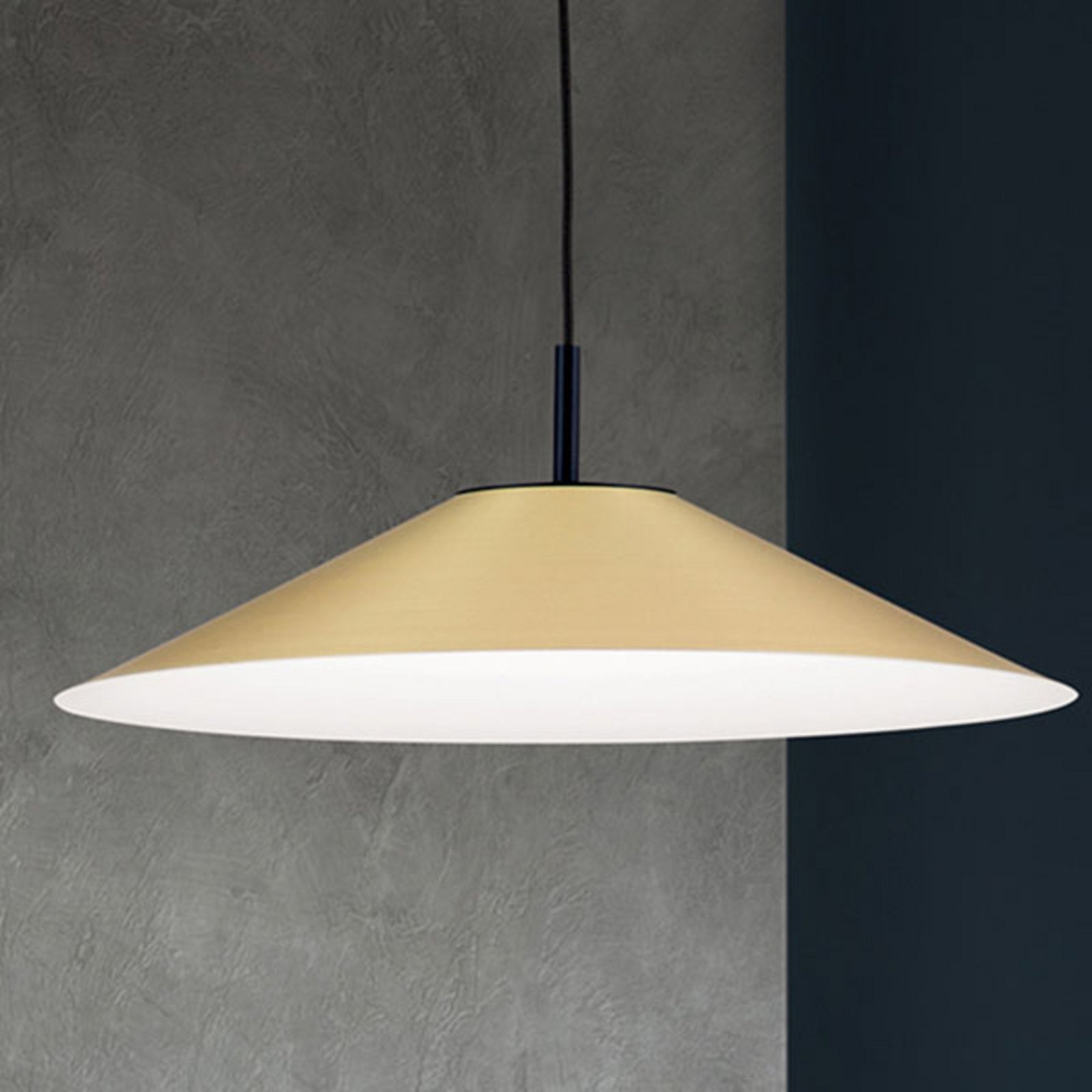 Orion Led Pendelleuchte Gourmet Schirm Messing Matt Lampe Leuchte Spot Licht B-Ware - 9003090266753