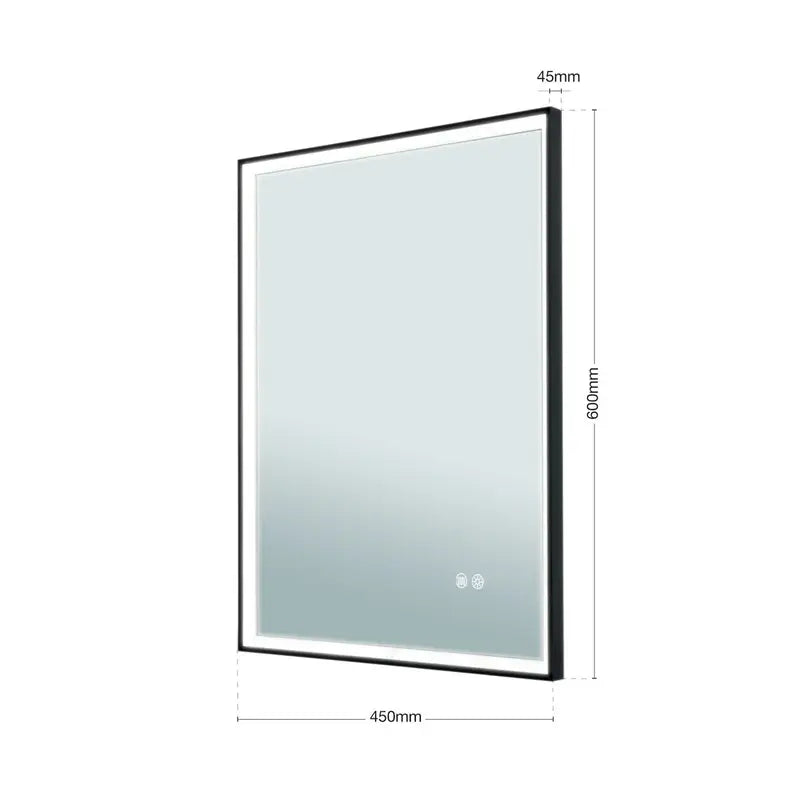 B-Ware Orion Led Spiegel Rahmen Spiegelbeleuchtung Cct Antibeschlag Dimmbar 45x60cm - 9003090277506