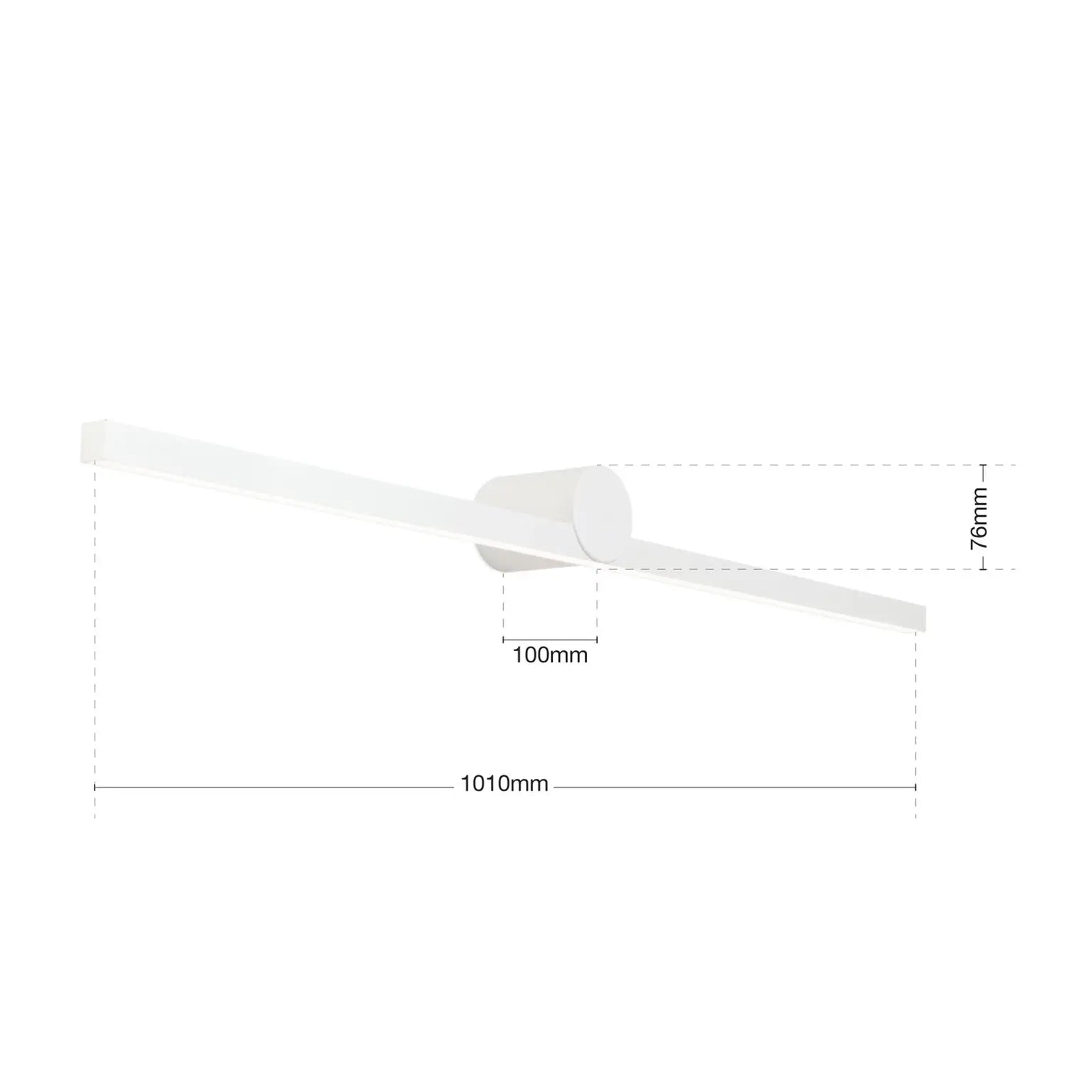 B-Ware Orion Led Spiegelleuchte Beauty Wandleuchte Bildleuchte Breite 101cm Weiß - 9003090273676