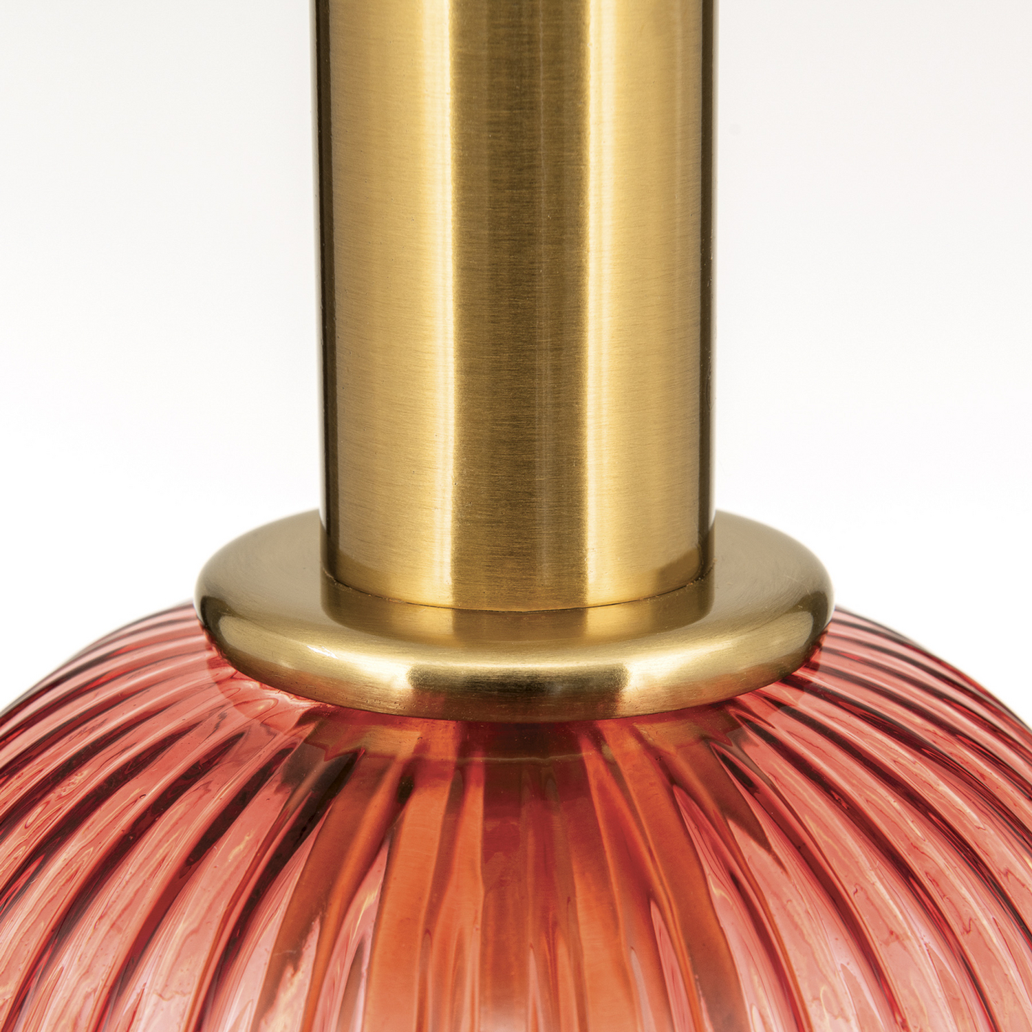 B-Ware Orion Pendelleuchte Hängelampe Carneval Leuchte Altmessing Rot Glas ø 14 Cm - 9003090277803