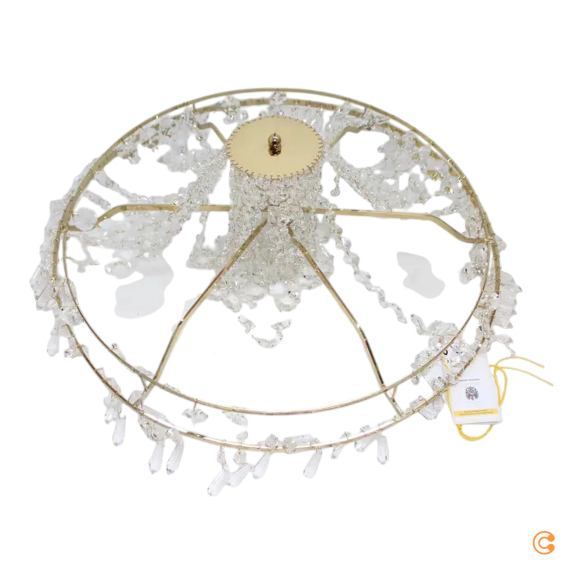 ORION Kristalldeckenleuchte Leuchte SHERATA gold Deckenlampe SIEHE TEXT/FOTO - 9003090129348