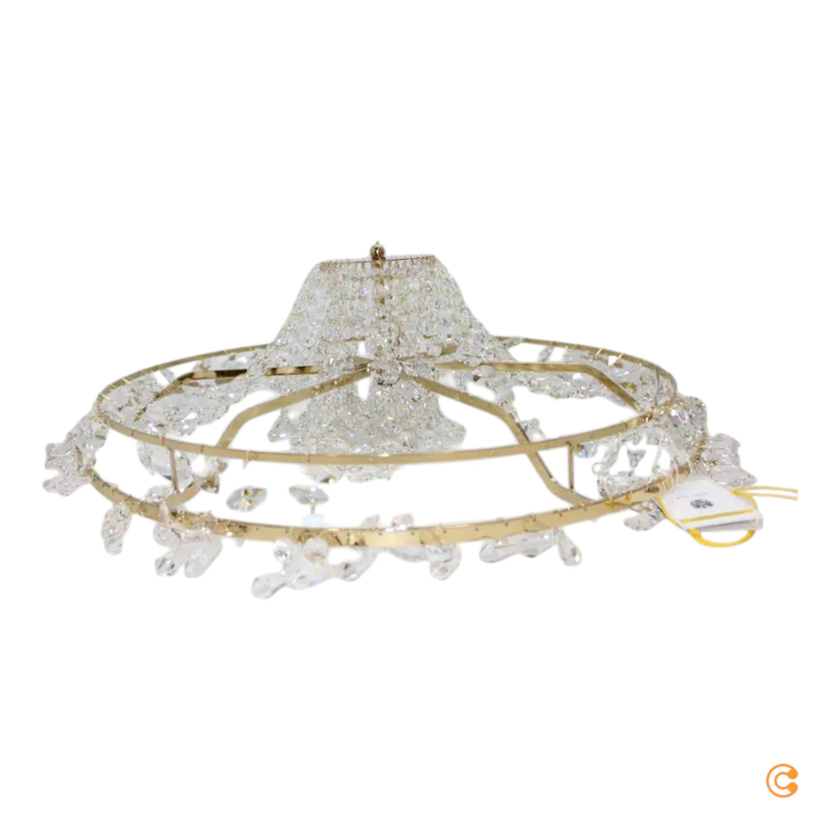ORION Kristalldeckenleuchte Leuchte SHERATA gold Deckenlampe SIEHE TEXT/FOTO - 9003090129348