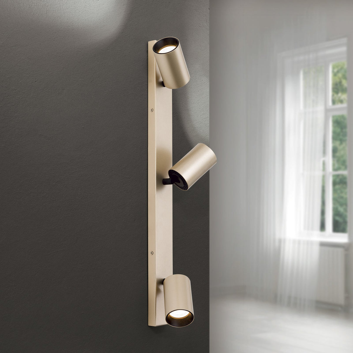 Orion Strahler Sean Deckenleuchte Lampe 3-flg goldfarben Metall schwenkbar - 9003090277711