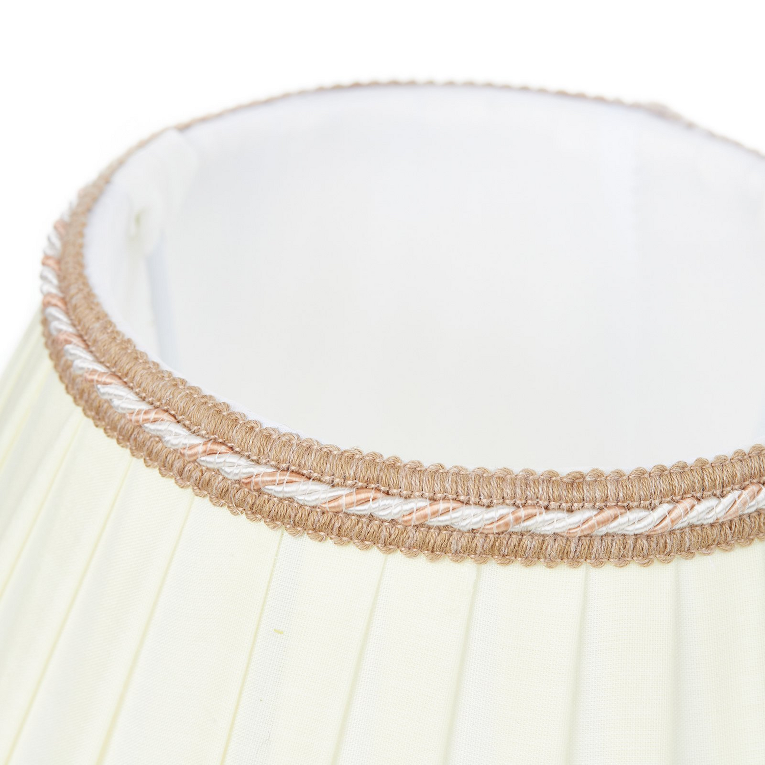 Orion Rosella Tischleuchte Lampe Leuchte E27 Gold Patiniert Creme 50 Cm Hoch B-Ware - 9003090212576