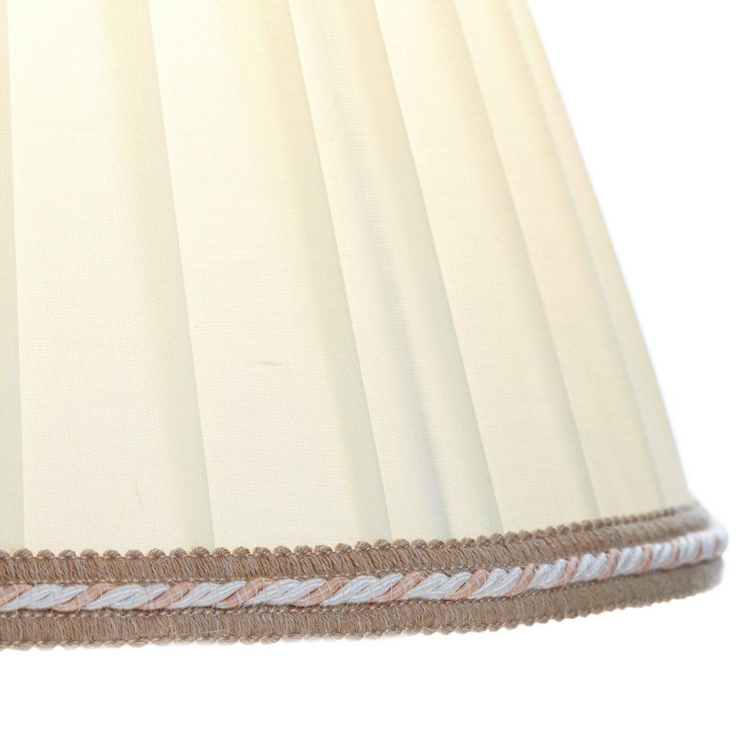 Orion Rosella Tischleuchte Lampe Leuchte E27 Gold Patiniert Creme 50 Cm Hoch B-Ware - 9003090212576