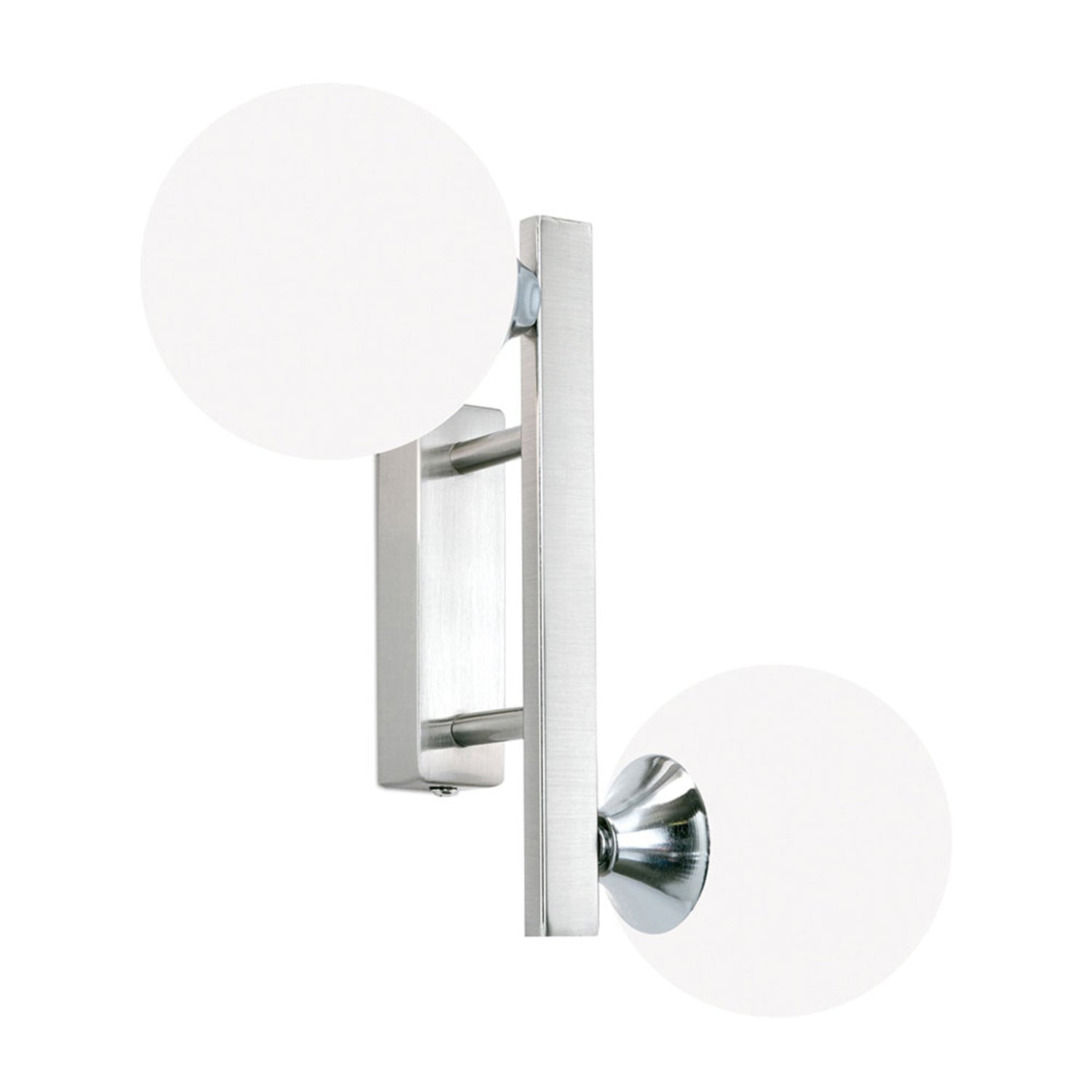 B-Ware Orion Snowwhite Wandleuchte Lampe Glaskugel Nickel Matt Glaswandleuchte - 9003090271429