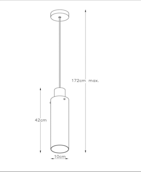 Lucide Hängeleuchte Orlando Hängelampe Pendelleuchte Lampe Leuchte E27 Rauchgrau B-Ware - 6055796