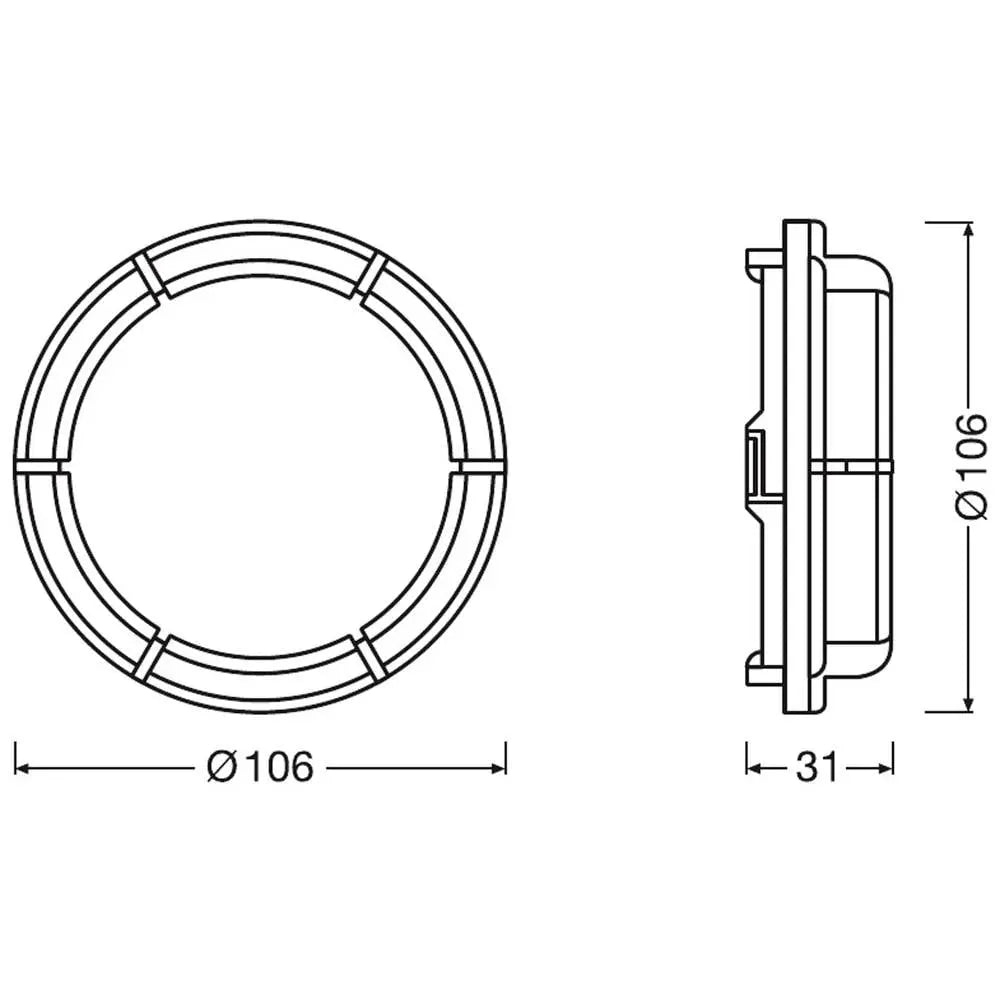 B-Ware Osram Kfz Lampenfassung Adapter Fassung Ledcap12 Night Breaker H7 Led 1 Paar - 4062172326070