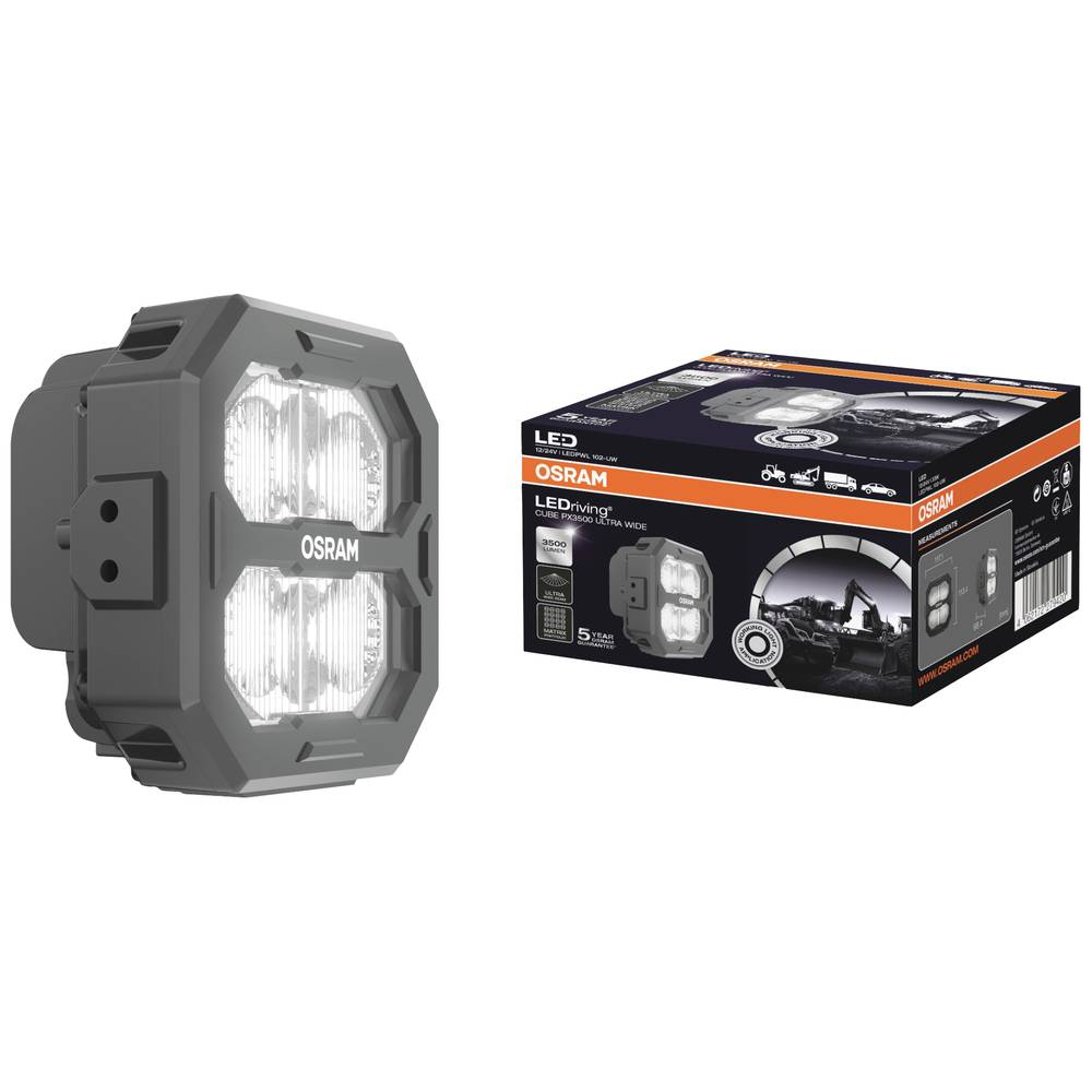 Osram Arbeitsscheinwerfer Led Scheinwerfer 12 V 24 V Cube Px3500 Ultra Wide B-Ware - 4062172279420