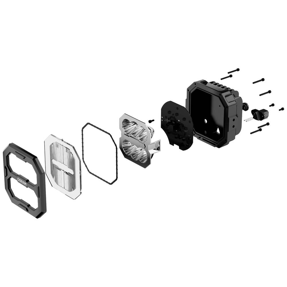 Osram Arbeitsscheinwerfer Led Scheinwerfer 12 V 24 V Cube Px3500 Ultra Wide B-Ware - 4062172279420