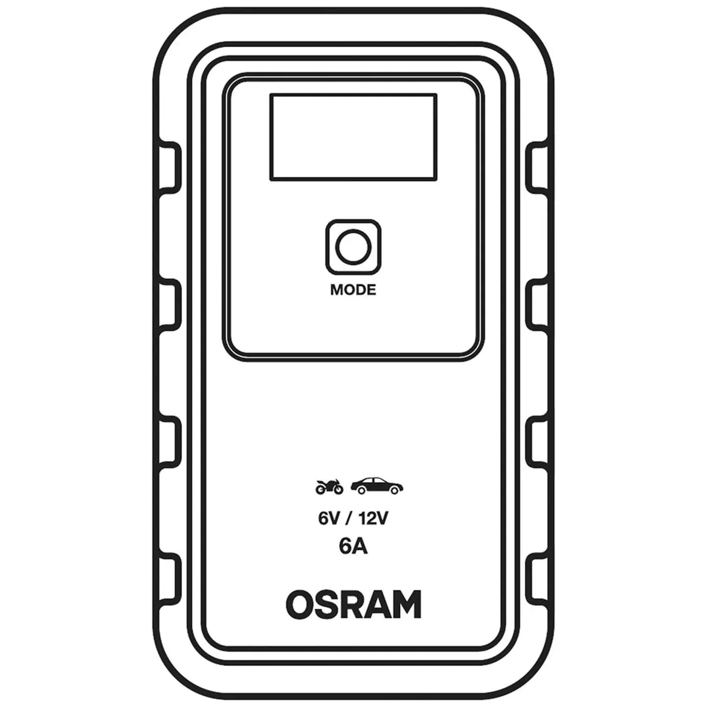 B-Ware Osram Automatikladegerät Batterieladegerät Autobatterie Ladegerät Wartungsge198 - 4052899620537
