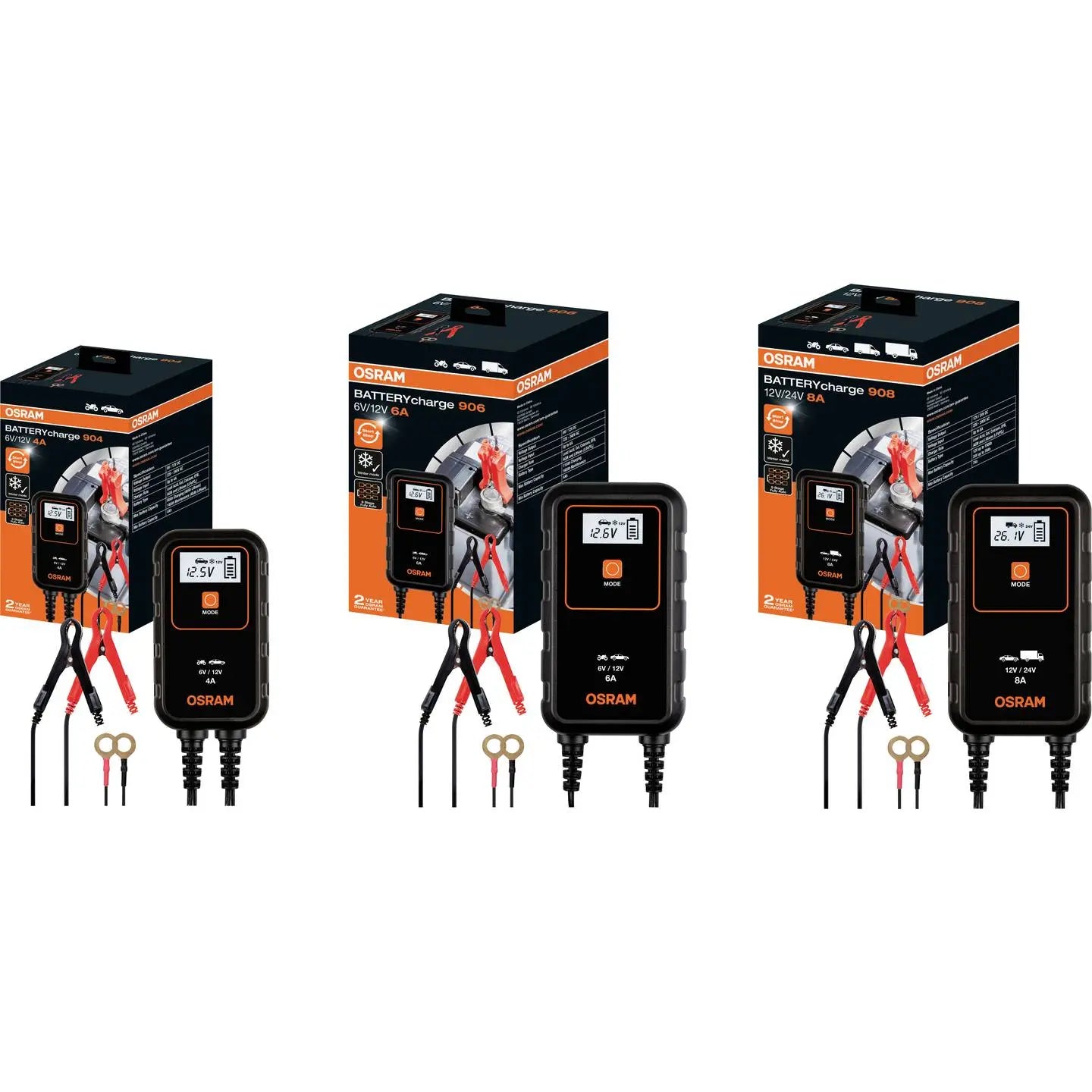 B-Ware Osram Automatikladegerät Batterieladegerät Autobatterie Ladegerät Wartungsge198 - 4052899620537