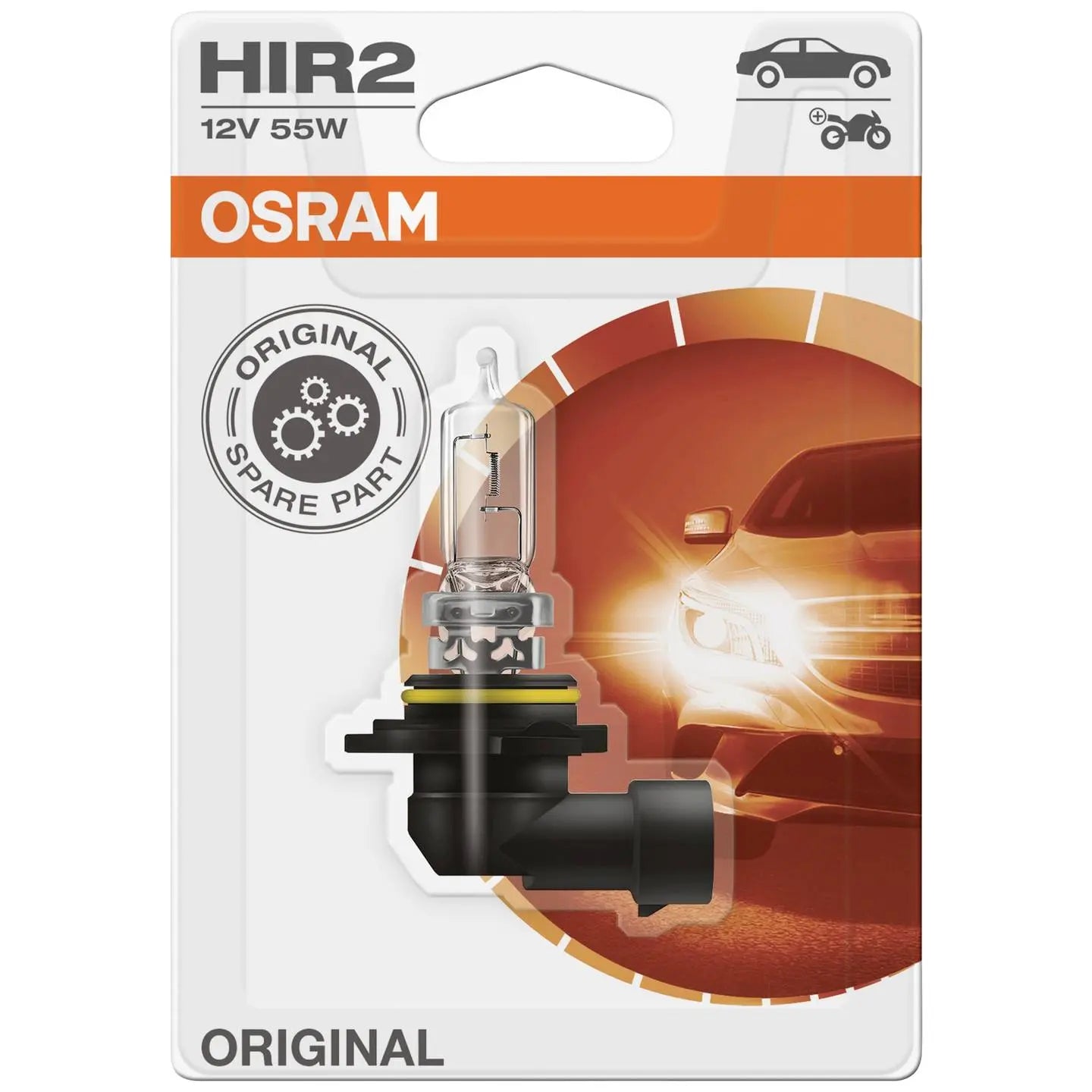 B-Ware Osram Auto Leuchtmittel Lampe Birne Halogen Original Hir2 12 V 55 W Eco Pack - 4062172395342