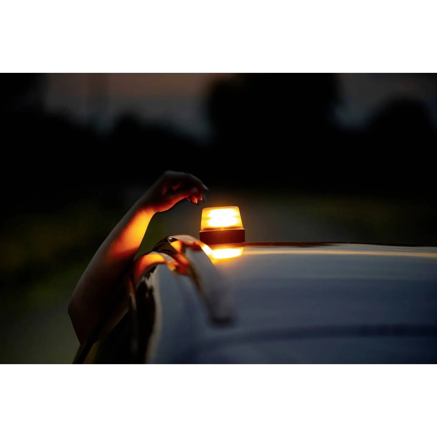 B-Ware Osram Warnleuchte Warnlicht Led Warnlampe Straßenverkehr Orange Usb C Ladekabel - 4062172295840