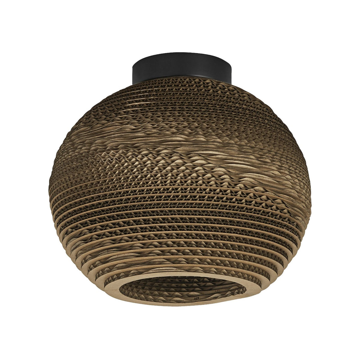 OSRAM Deckenleuchte Lampe BALL braun Ø 26 cm Wellpappe E27 - 4099854453083