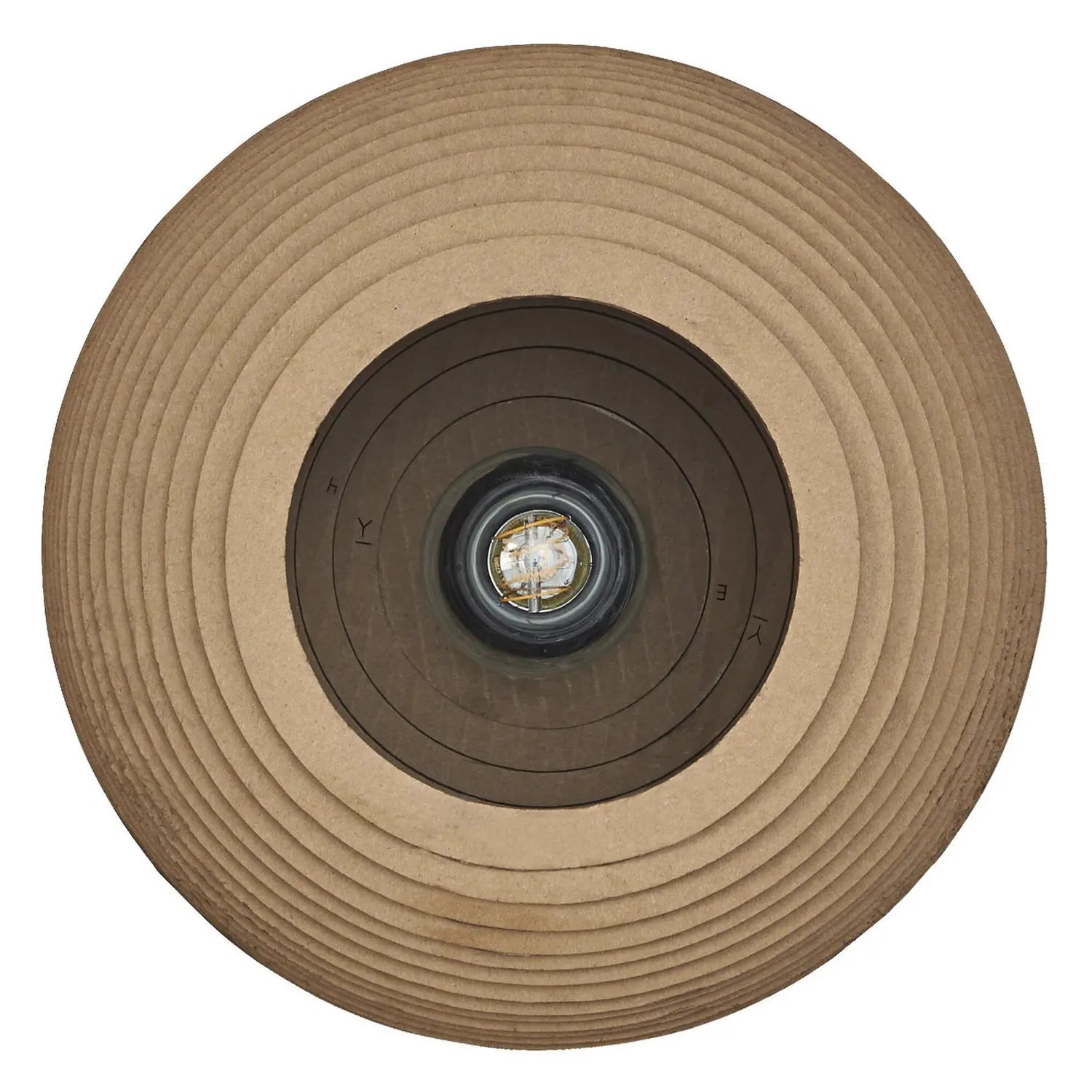 B-Ware Osram Deckenleuchte Lampe Ball Braun ø 26 Cm Wellpappe E27 - 4099854453083
