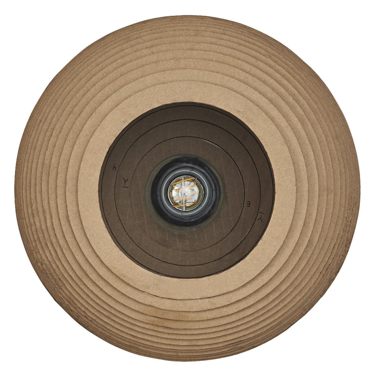 OSRAM Deckenleuchte Lampe BALL braun Ø 26 cm Wellpappe E27 - 4099854453083