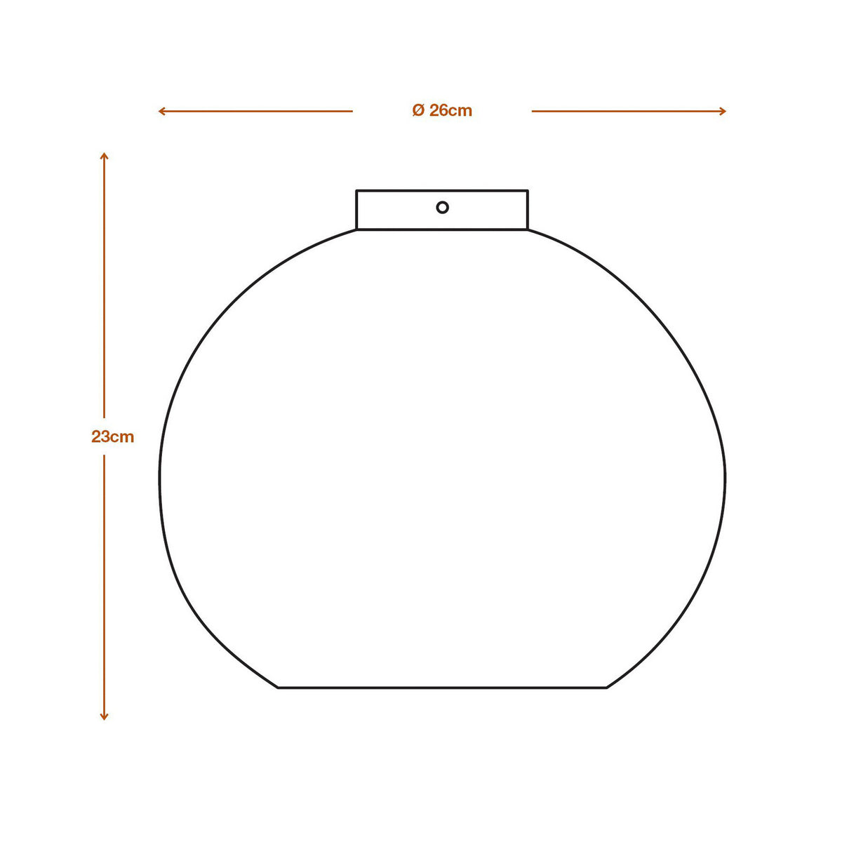 OSRAM Deckenleuchte Lampe BALL braun Ø 26 cm Wellpappe E27 - 4099854453083