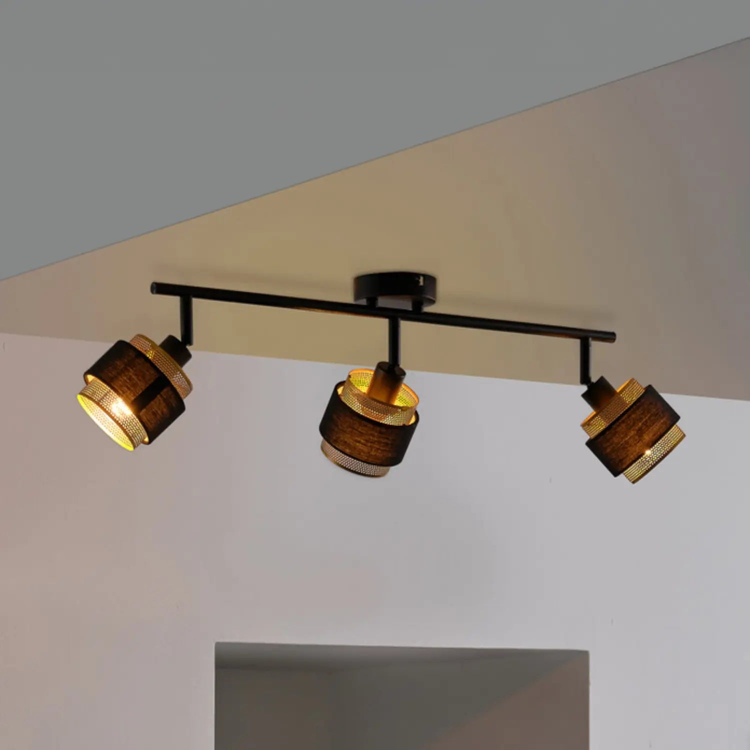 B-Ware Osram Deckenleuchte Deckenlampe Decor Spot Hornet Schwarz Gold Led Leuchte - 4058075847781