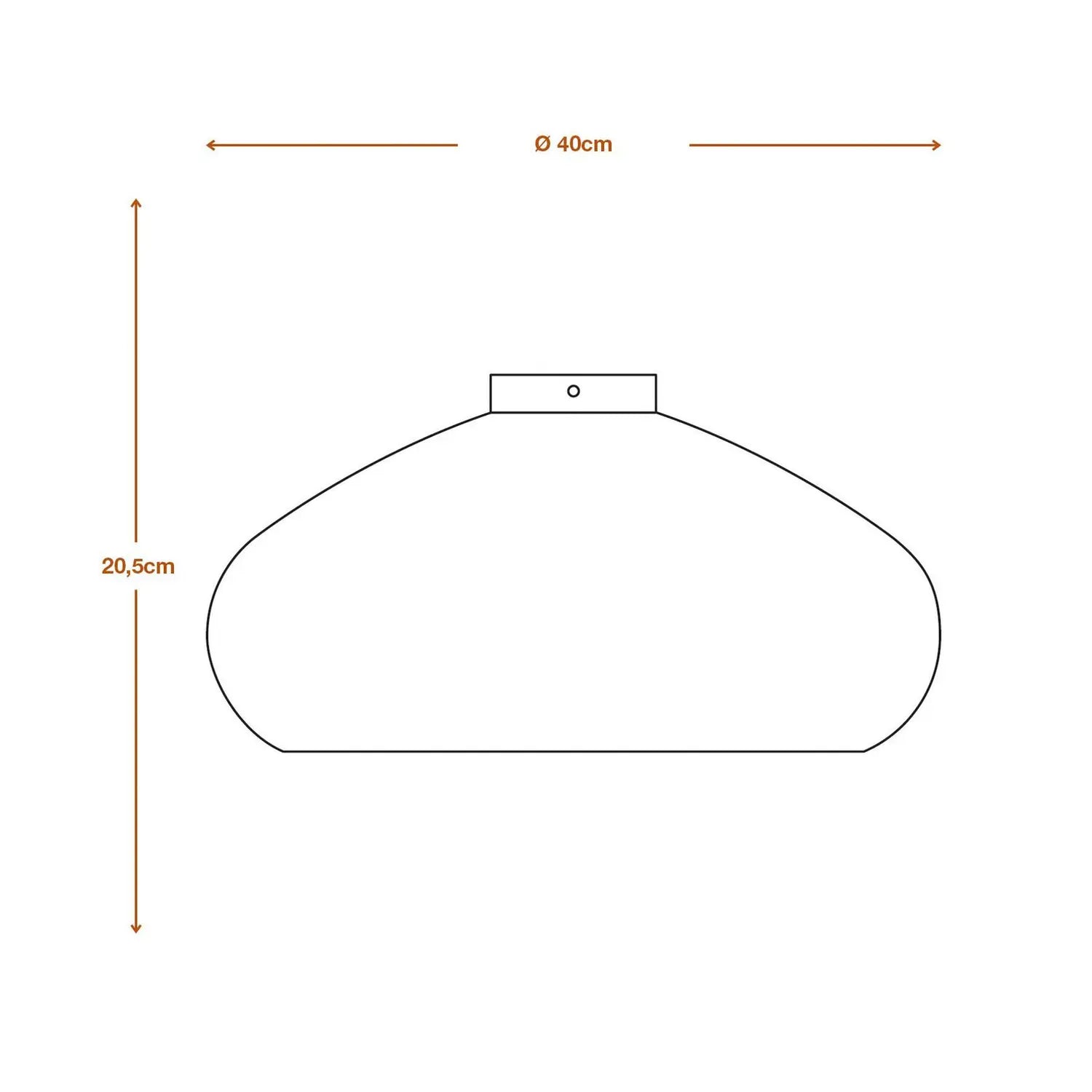 B-Ware Osram Deckenleuchte Lampe Drop Braun ø 40 Cm Wellpappe E27
