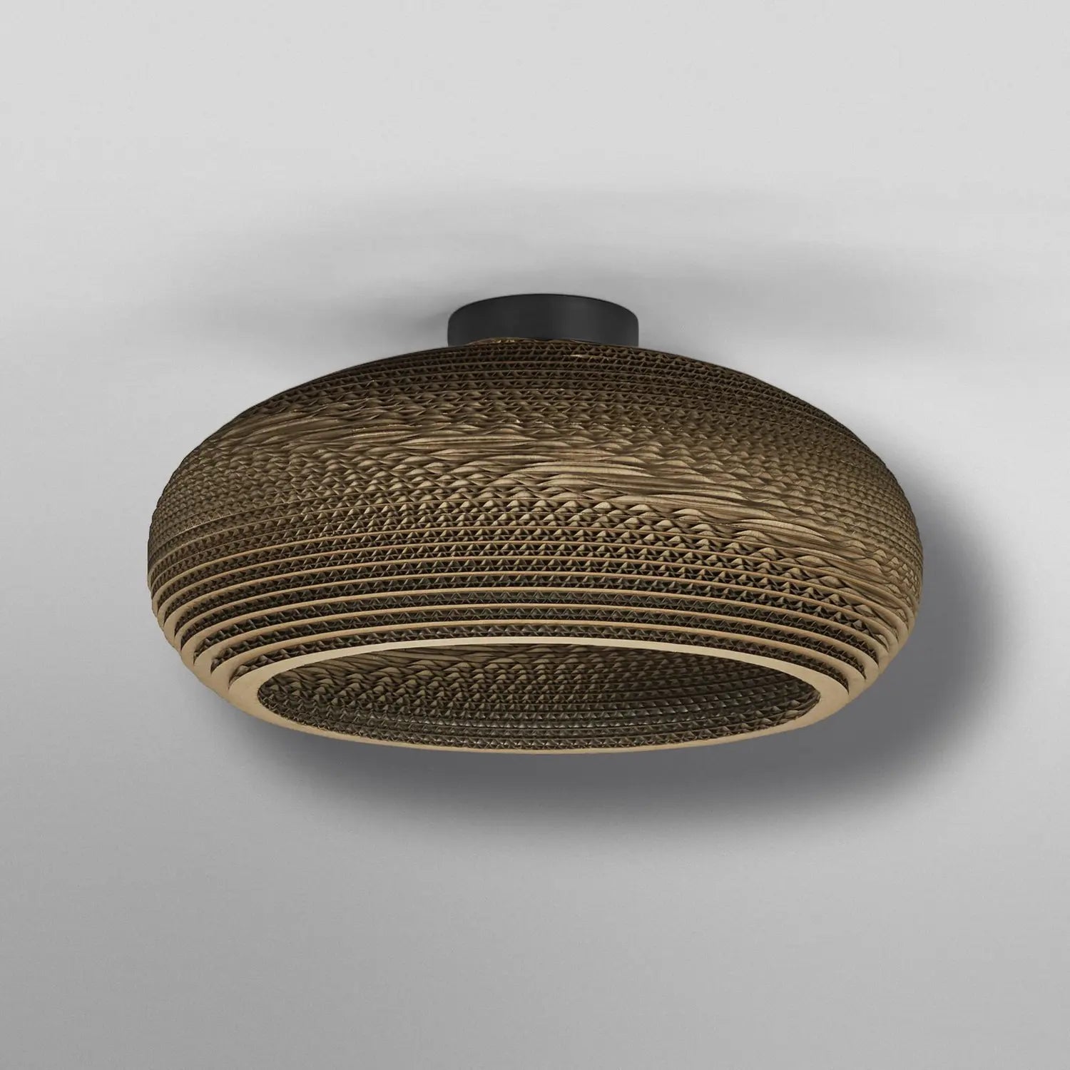 B-Ware Osram Deckenleuchte Lampe Drop Braun ø 40 Cm Wellpappe E27