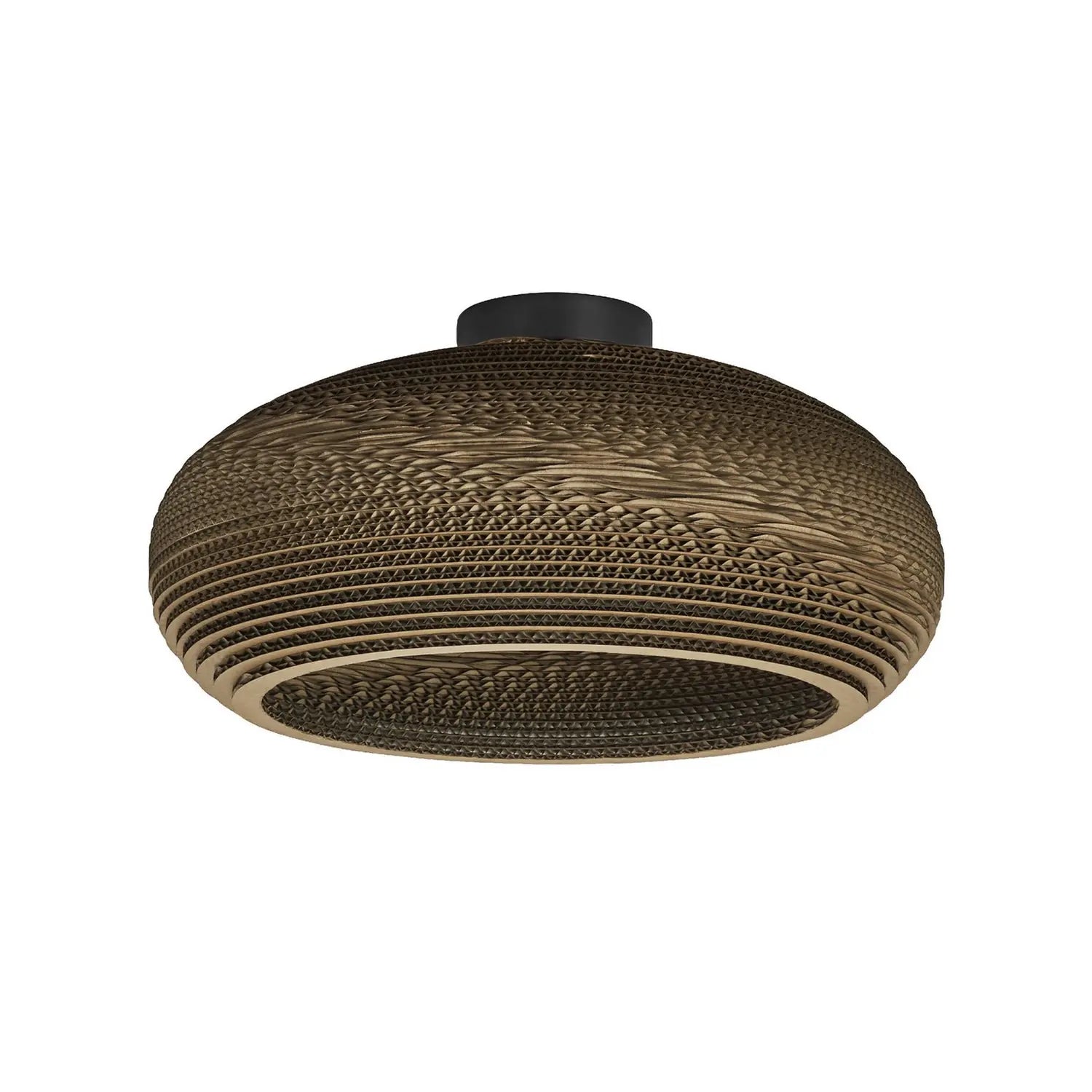 B-Ware Osram Deckenleuchte Lampe Drop Braun ø 40 Cm Wellpappe E27