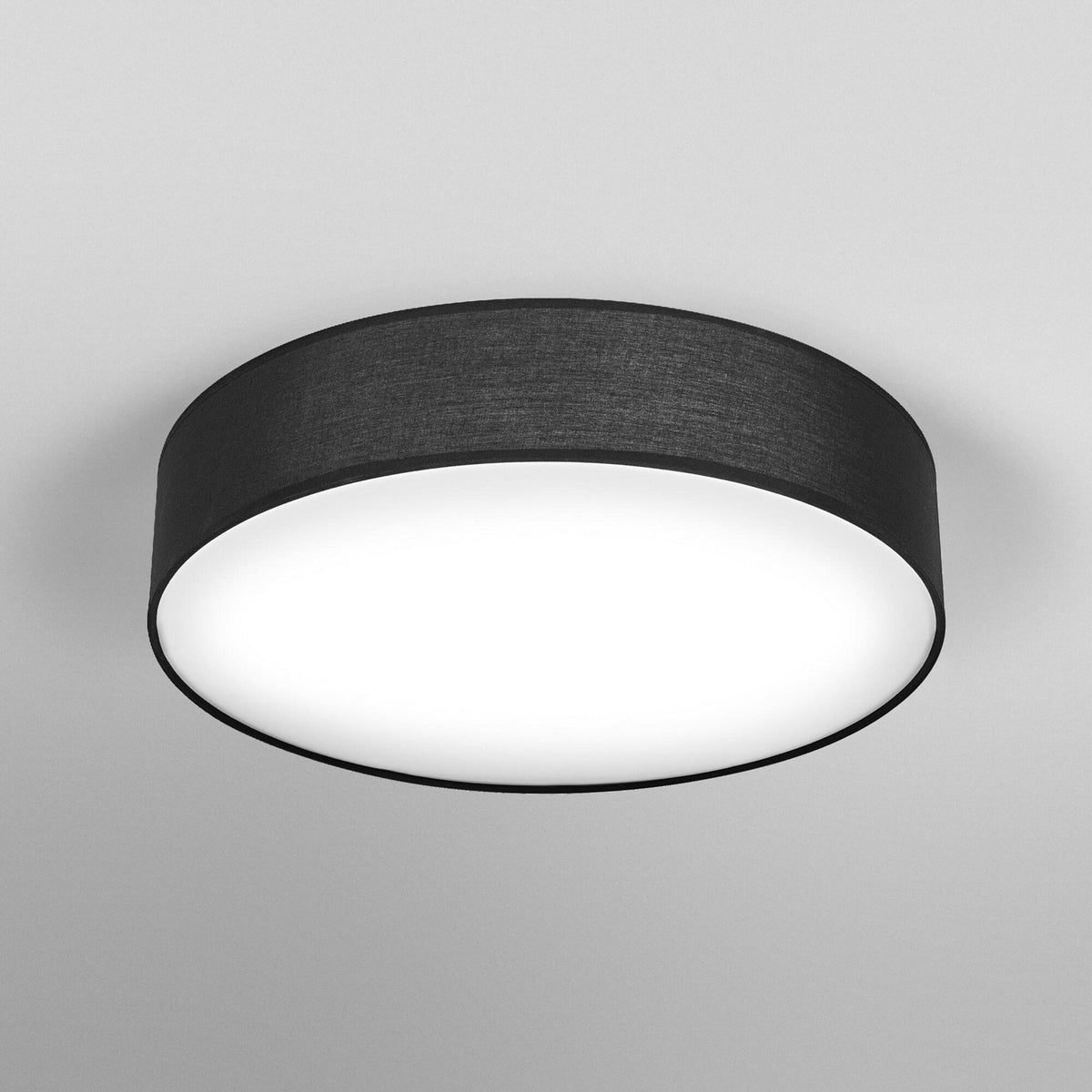 OSRAM Deckenleuchte Lampe Leuchte ORBIS PARIS schwarz Textil E27 runde Form - 4099854449468