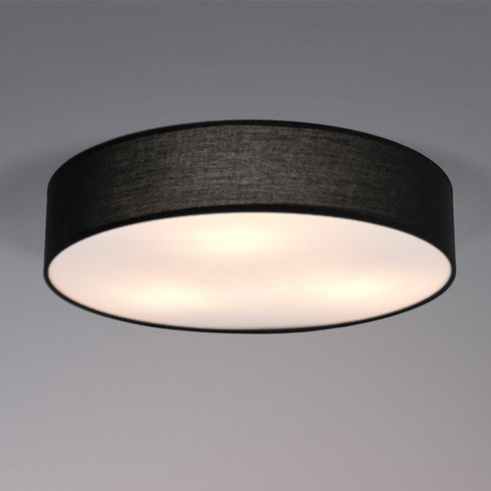 OSRAM Deckenleuchte Lampe Leuchte ORBIS PARIS schwarz Textil E27 runde Form - 4099854449468