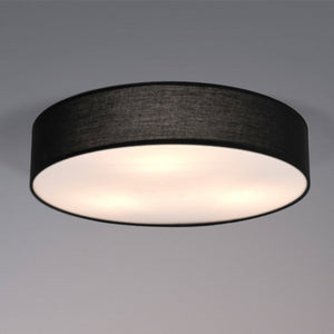 B-Ware OSRAM Deckenleuchte Lampe Leuchte ORBIS PARIS schwarz Textil E27 runde Form