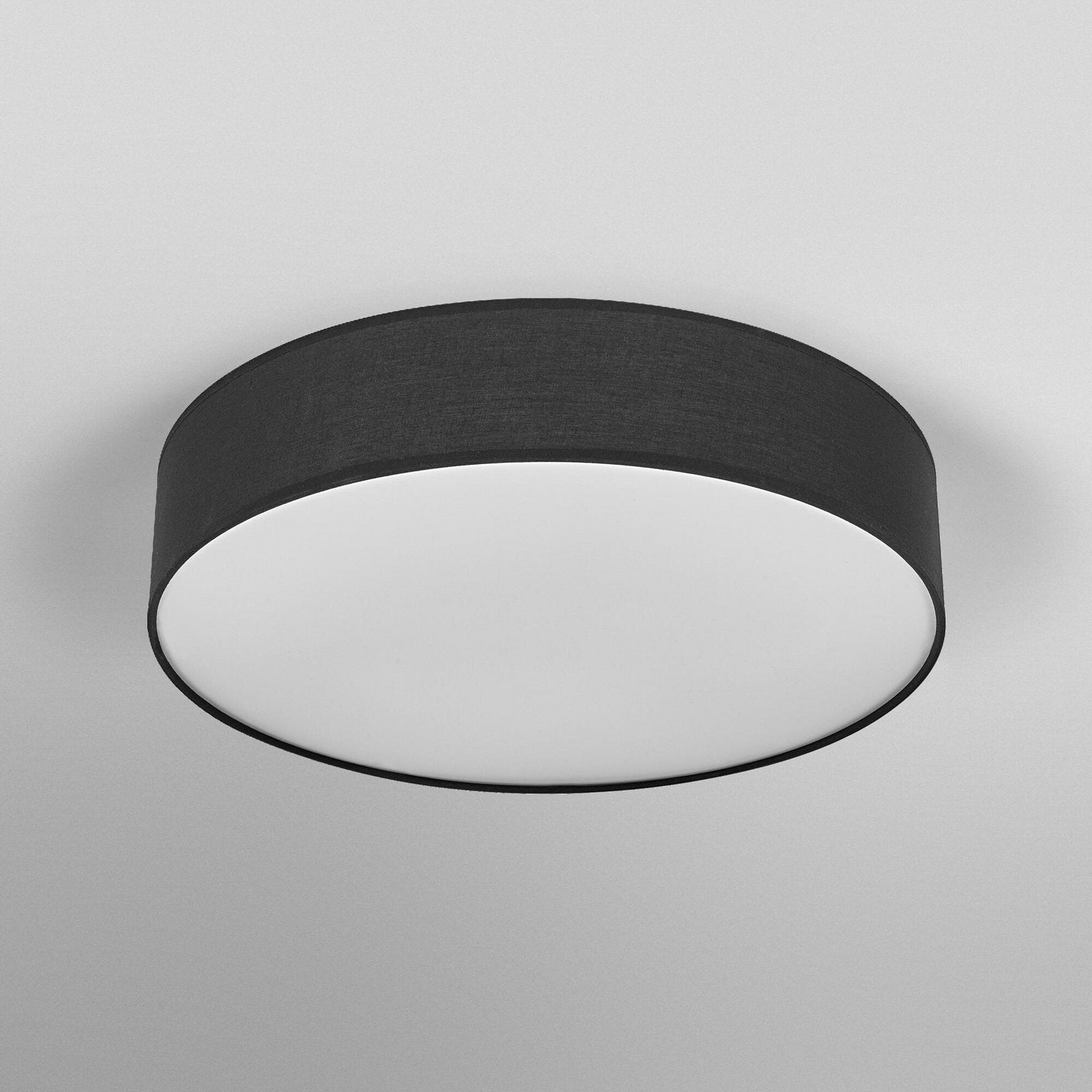 OSRAM Deckenleuchte Lampe Leuchte ORBIS PARIS schwarz Textil E27 runde Form - 4099854449468