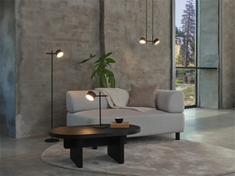 B-Ware Osram Stehleuchte Standlampe Led Touch Dimmer Schwarz Kyoto 3000 K Siehe Text - 4058075846661