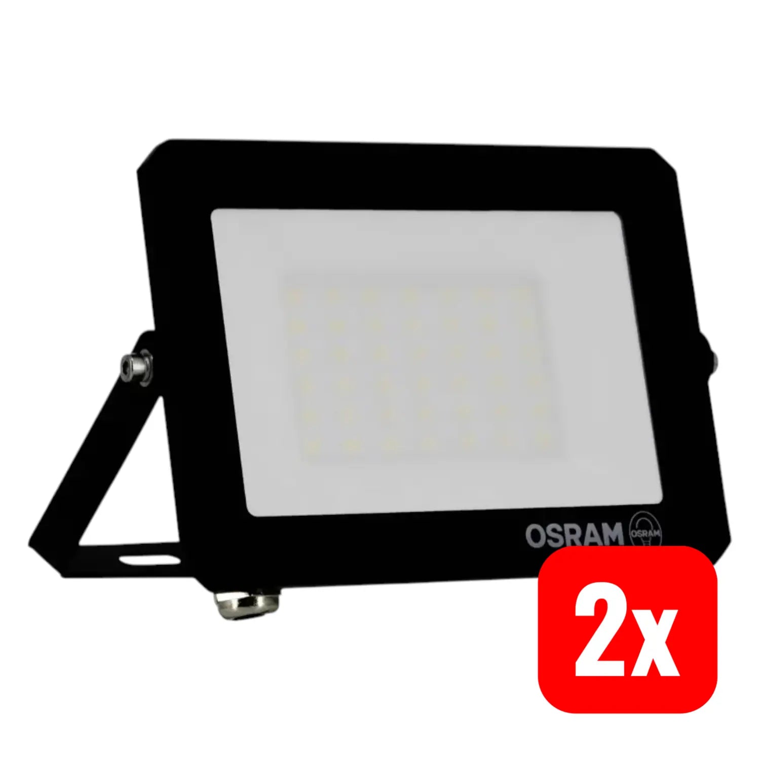 B-Ware Osram Floodlight Lux Strahler Led Außenleuchte 30 W 830 Black 2 Stück - 4099854489624