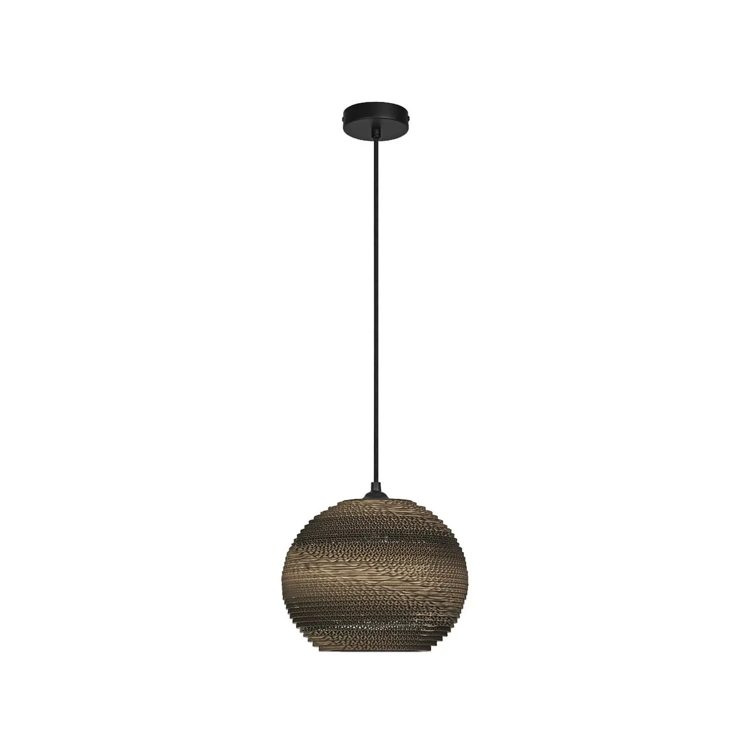 B-Ware Osram Pendelleuchte Hängeleuchte Ball Braun Pappe E27 Led ø 26 Cm Lampe Leuchte - 4099854458804