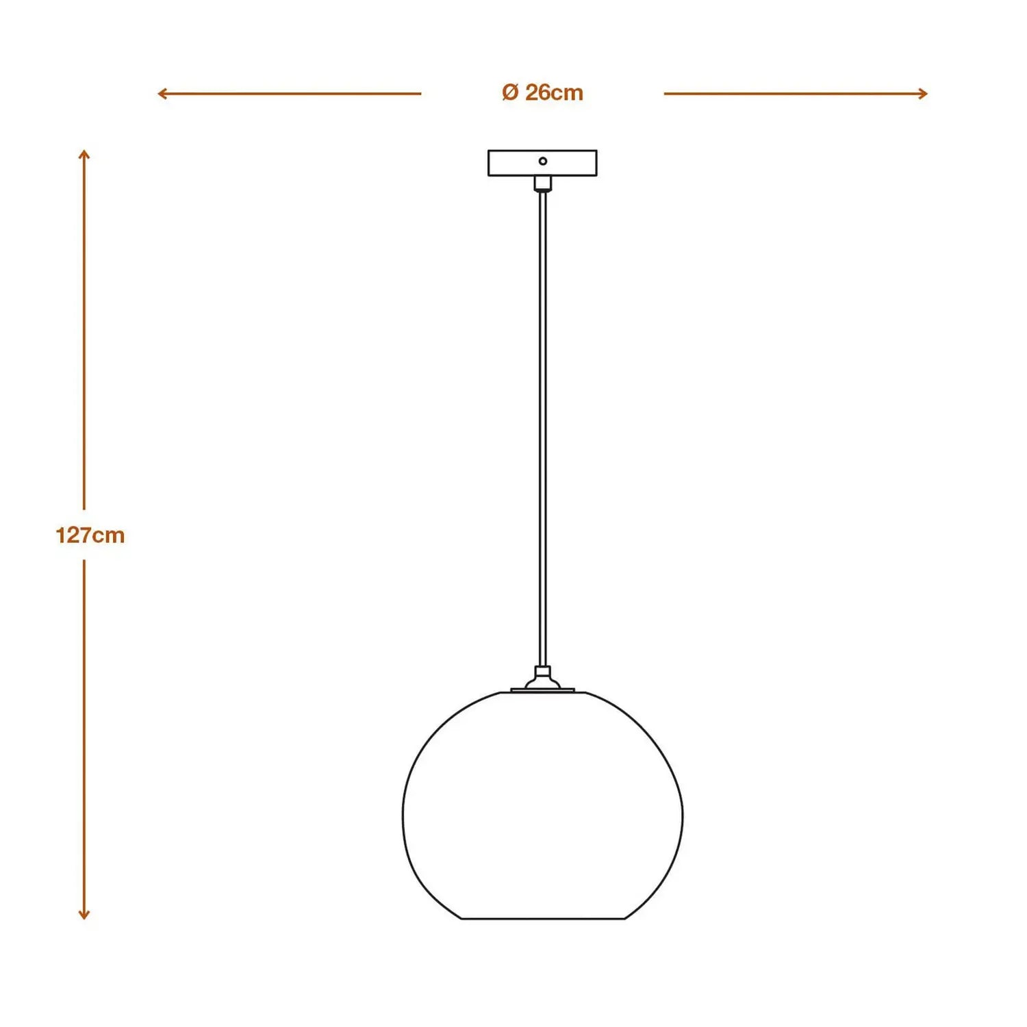 B-Ware Osram Pendelleuchte Hängeleuchte Ball Braun Pappe E27 Led ø 26 Cm Lampe Leuchte - 4099854458804