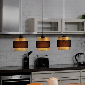 B-Ware Osram Hängeleuchte Pendelleuchte Decor Hornet Schwarz Gold Wohnzimmer Lampe