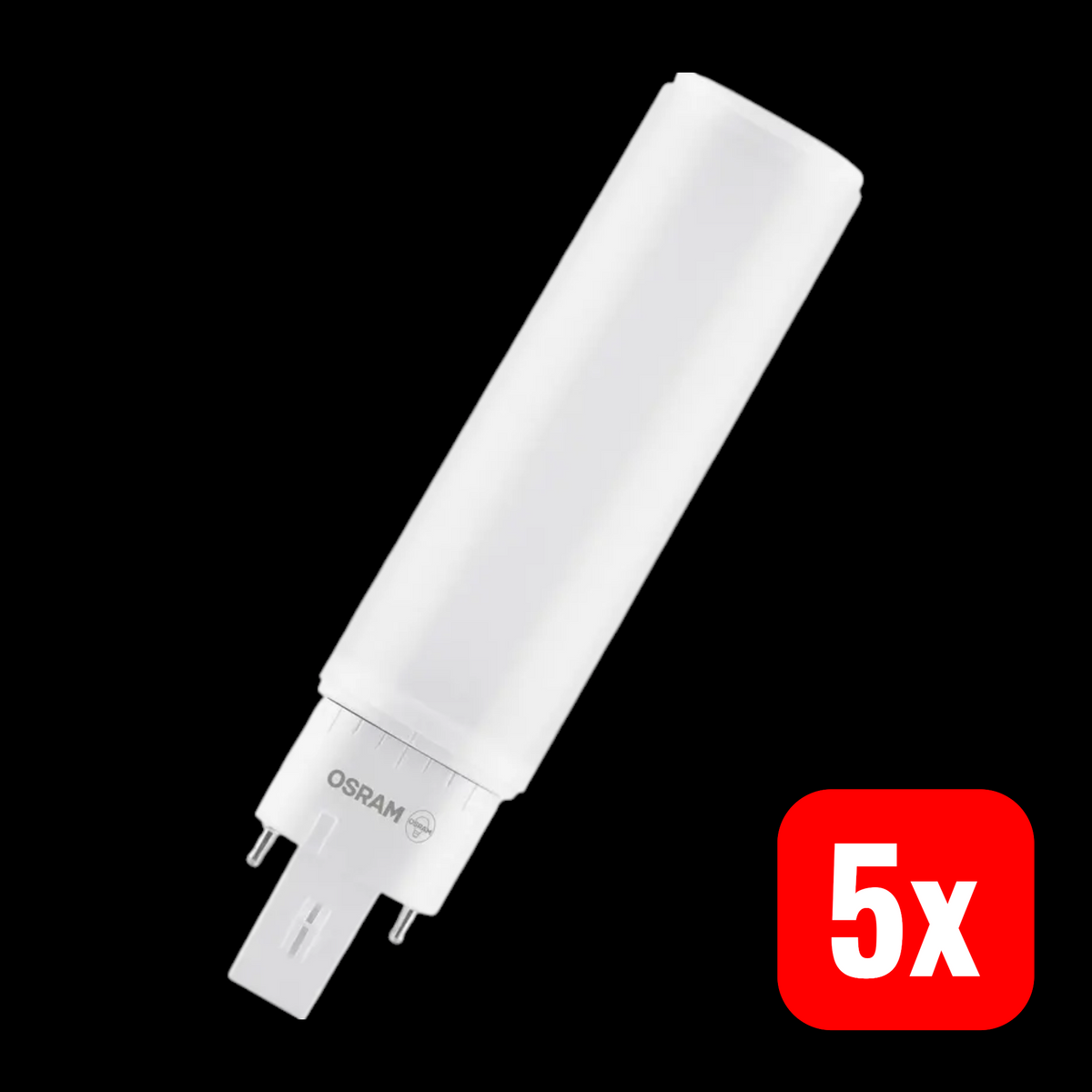 OSRAM LED Lampe Leuchtmittel G24q-1 warmweiß HOMELIGHTING Austausch 5 STÜCK - 4058075558663