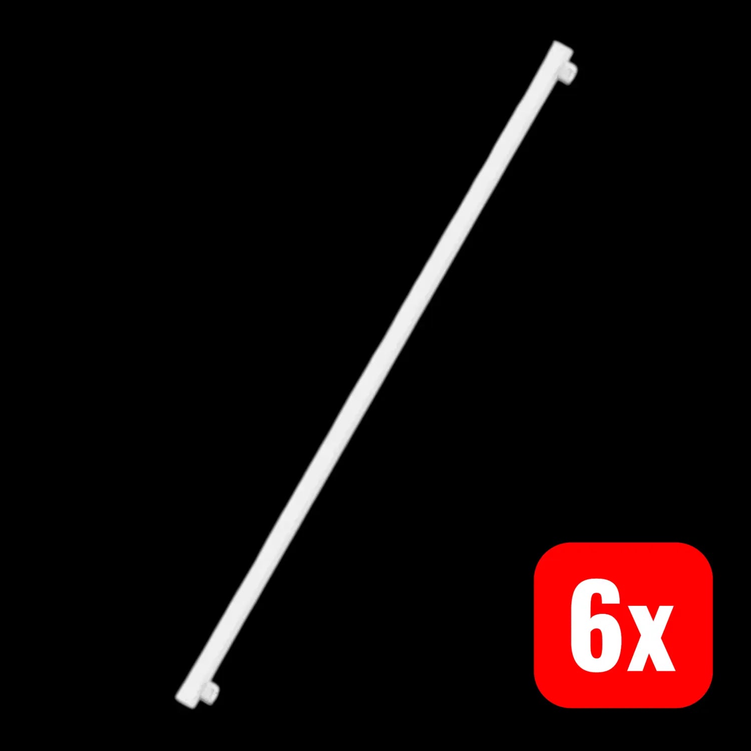 B-Ware Osram Led Lampe Glühlampe Stab S14s Warmweiß 100 Cm Dimmbar 9,9 W Ra90 6 Stück - 4099854232893