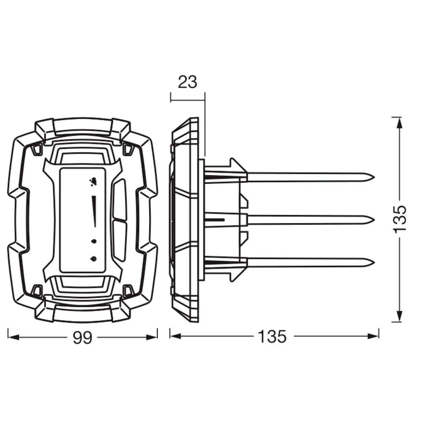 B-Ware Osram Funk Bewässerungssteuerung Bewässerungscomputer Smart+ Garten Grau Ip55 - 4058075849402