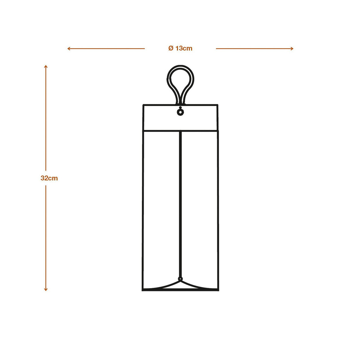 OSRAM Tischleuchte Akku Lampe LED Leuchte DECOR FILAMENT dunkelgrau 32 cm - 4099854440304