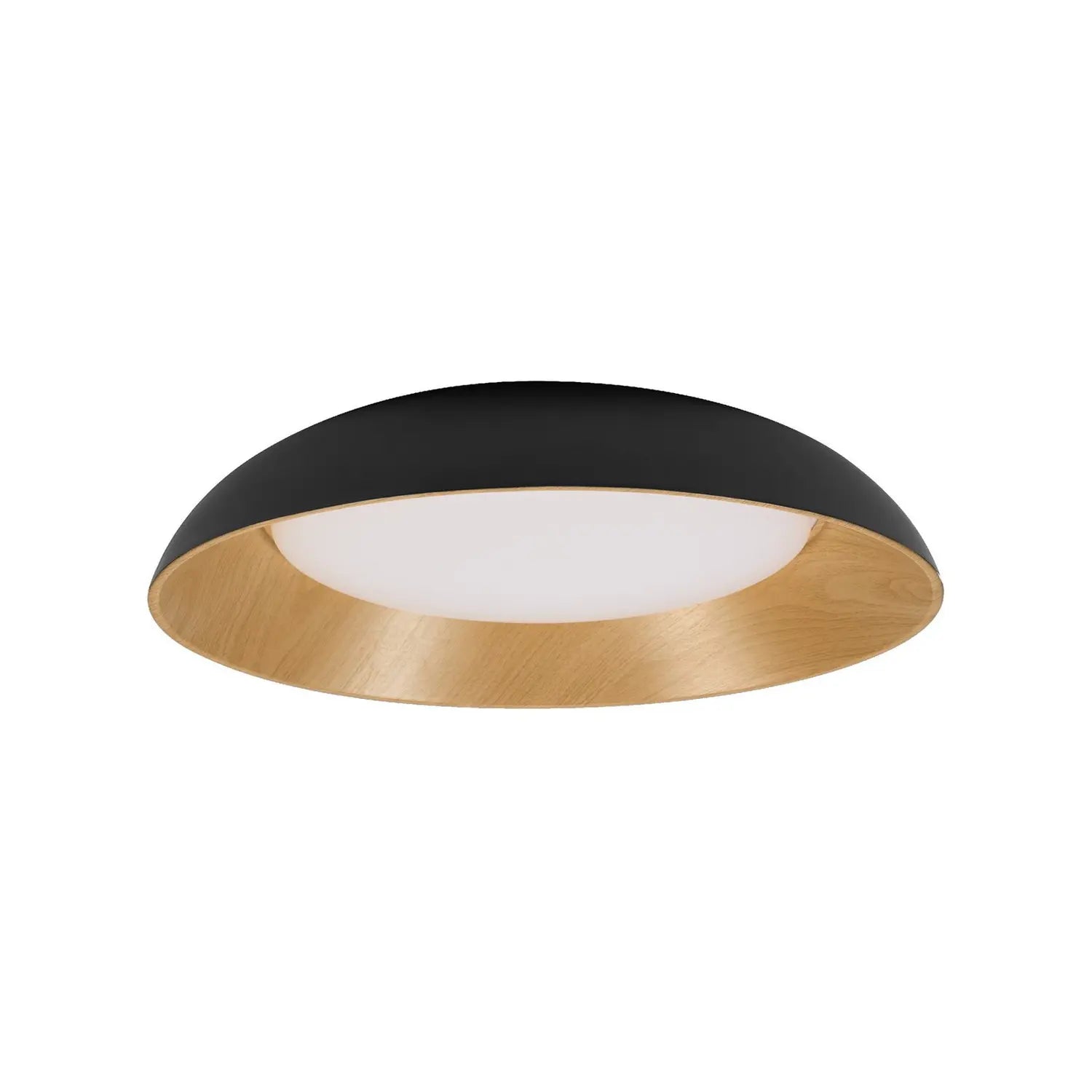 B-Ware Osram Led Deckenlampe Orbis Alva, Schwarz/Holzdekor, ø 51 Cm - 4099854446337