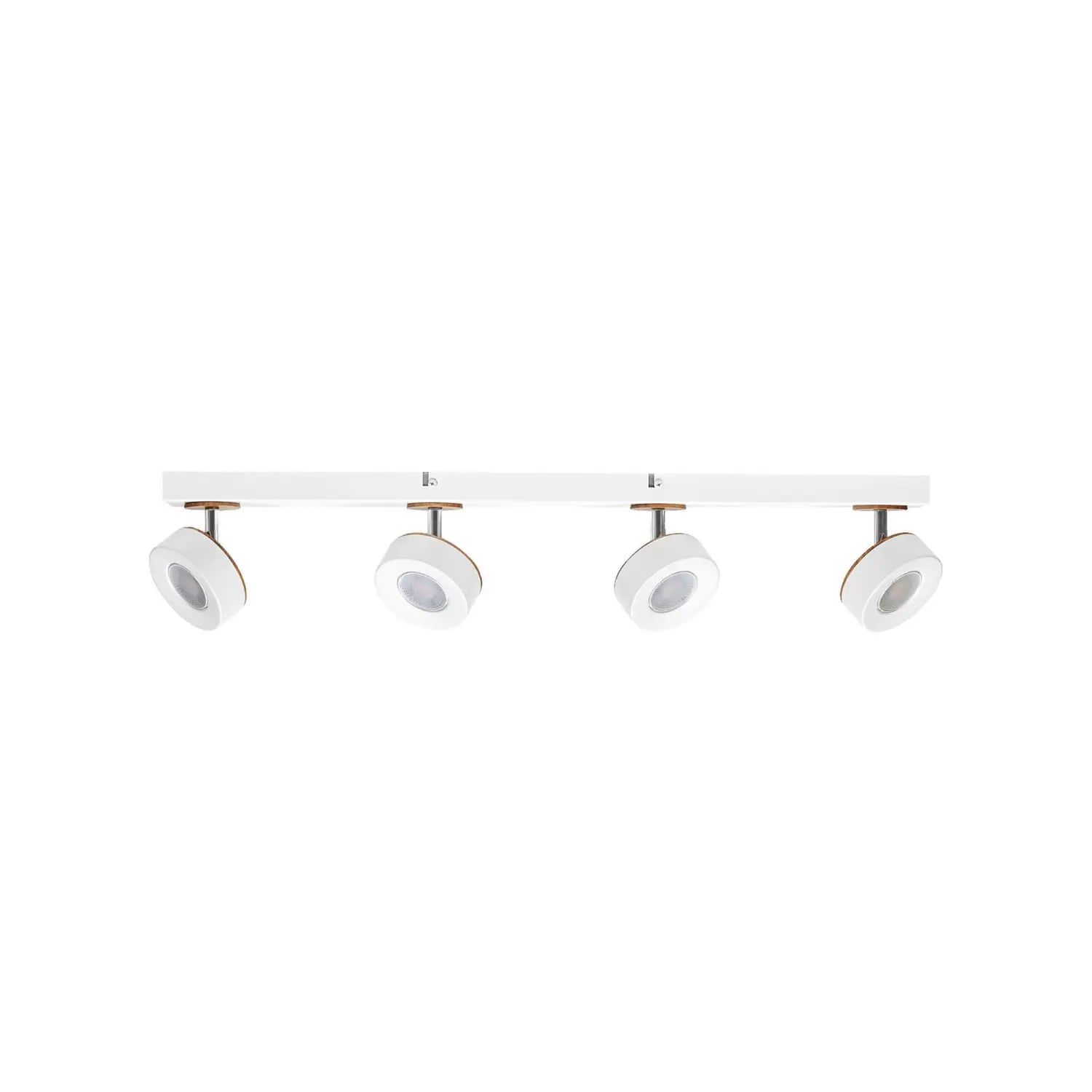 B-Ware Osram Deckenstrahler Spot Lampe Led Pluto Weiß 4 Flammig Holz 3.000 K 19,2 W - 4099854470936