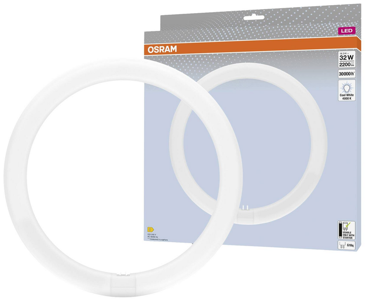 Osram Led Röhre Leuchte Lampe Licht G10q Neutralweiß 18.3 W 300mm 2 Stück B-Ware - 4099854042683