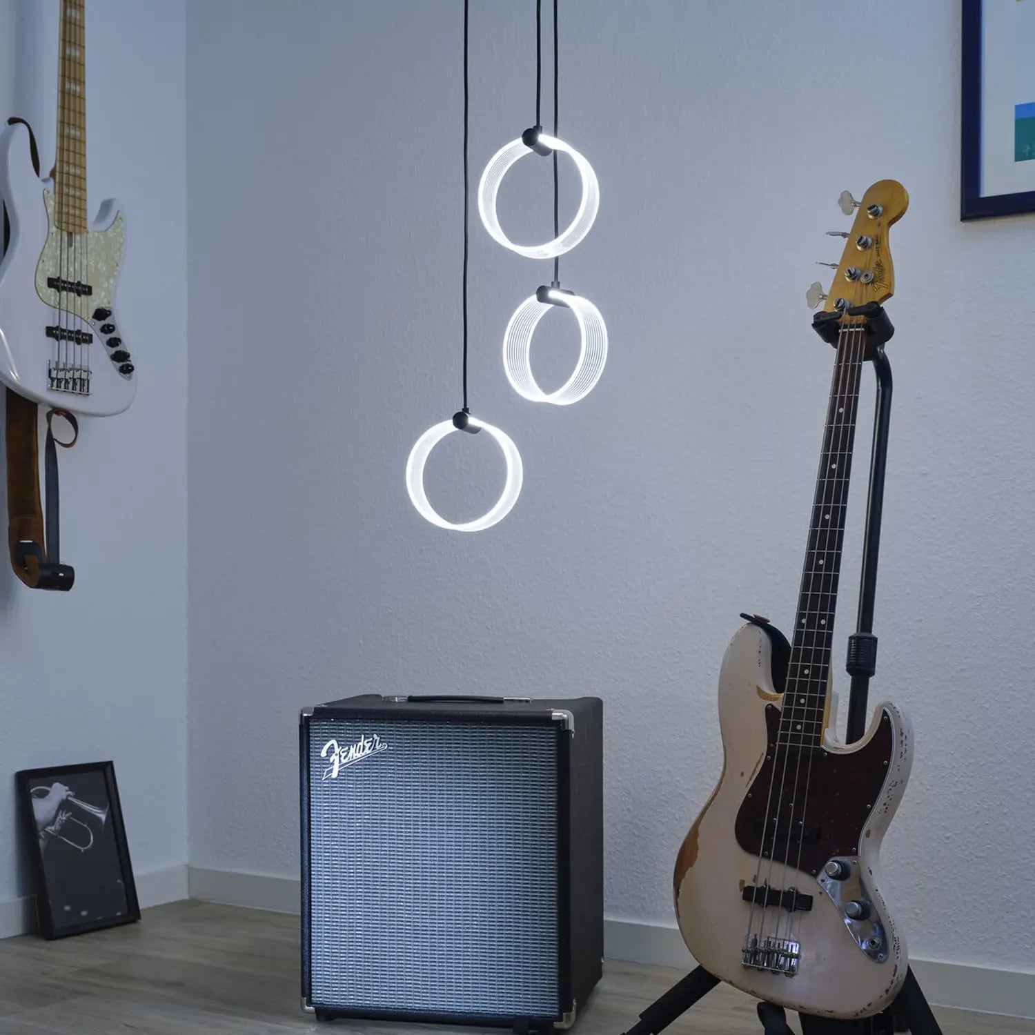 B-Ware Osram Hängelampe Pendelleuchte Led Decor Circle Schwarz Acryl Metall Leuchte - 4099854459047