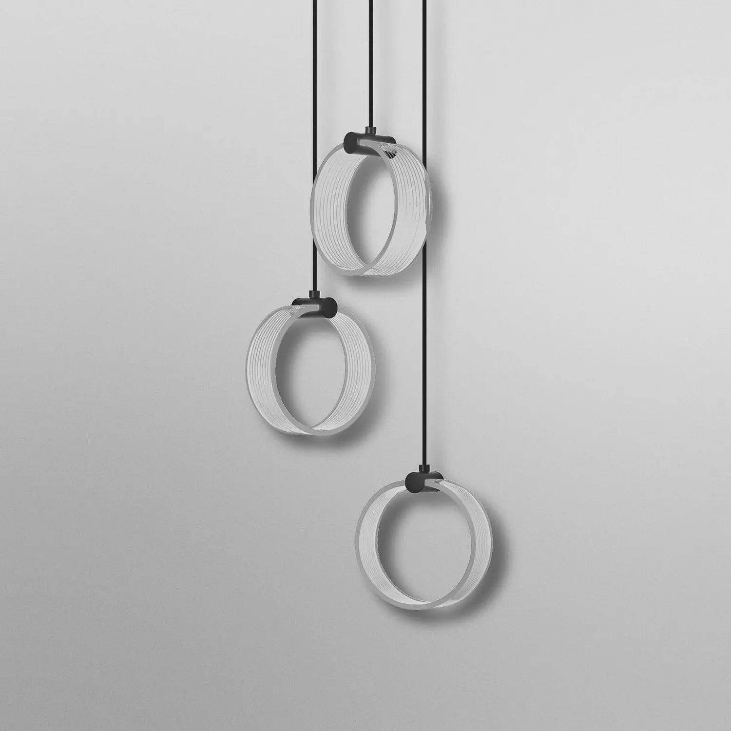 B-Ware Osram Hängelampe Pendelleuchte Led Decor Circle Schwarz Acryl Metall Leuchte - 4099854459047