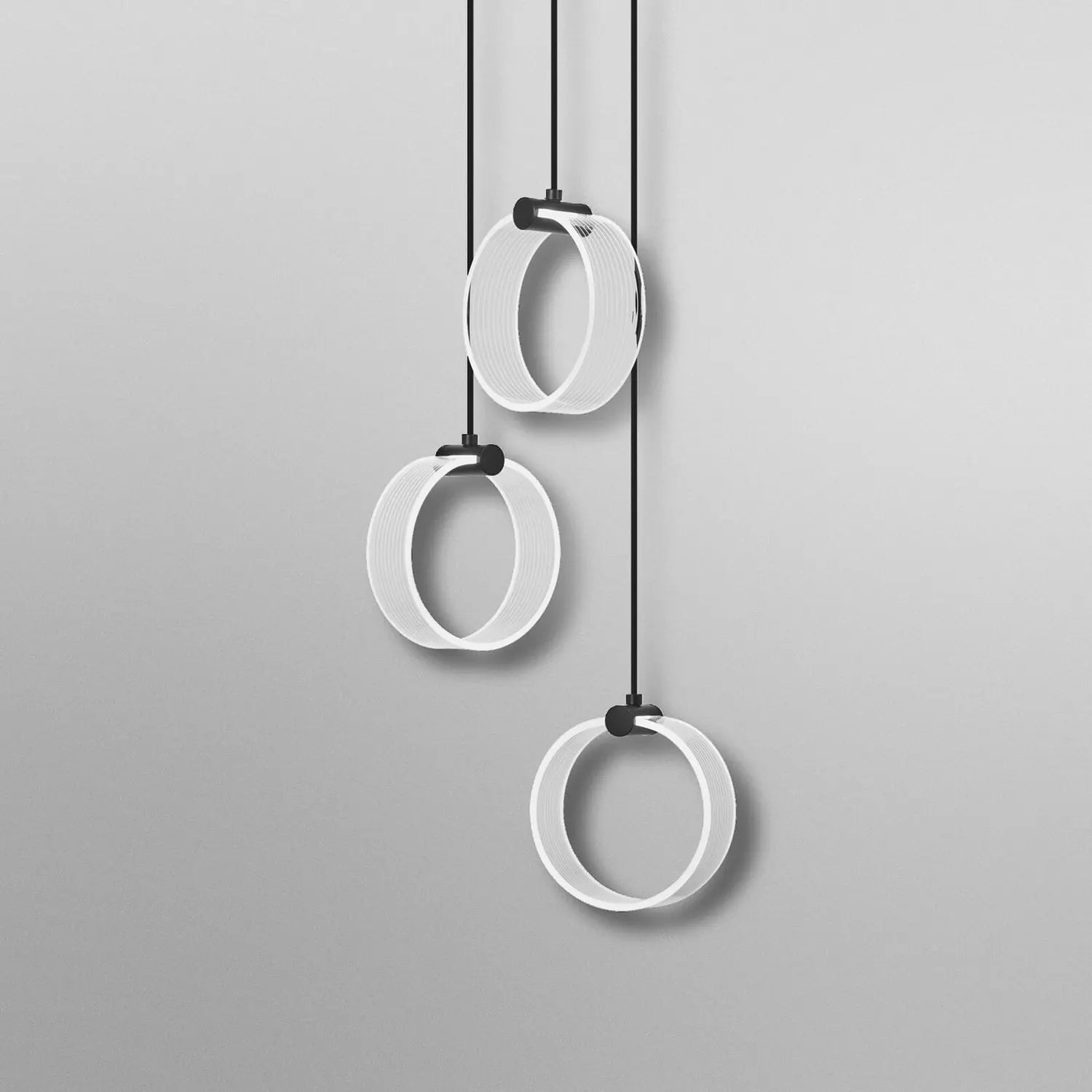 B-Ware Osram Hängelampe Pendelleuchte Led Decor Circle Schwarz Acryl Metall Leuchte - 4099854459047