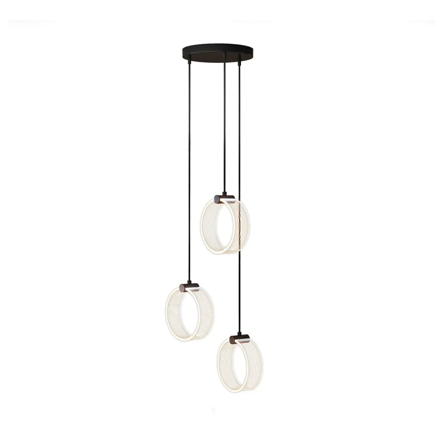 B-Ware Osram Hängelampe Pendelleuchte Led Decor Circle Schwarz Acryl Metall Leuchte - 4099854459047