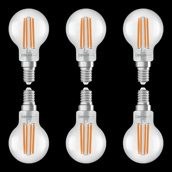 Osram Led Leuchtmittel Tropfen E14 3,8 W 2700 K 806lm Ersatzleuchtmittel 6 Stück B-Ware - 4099854255229